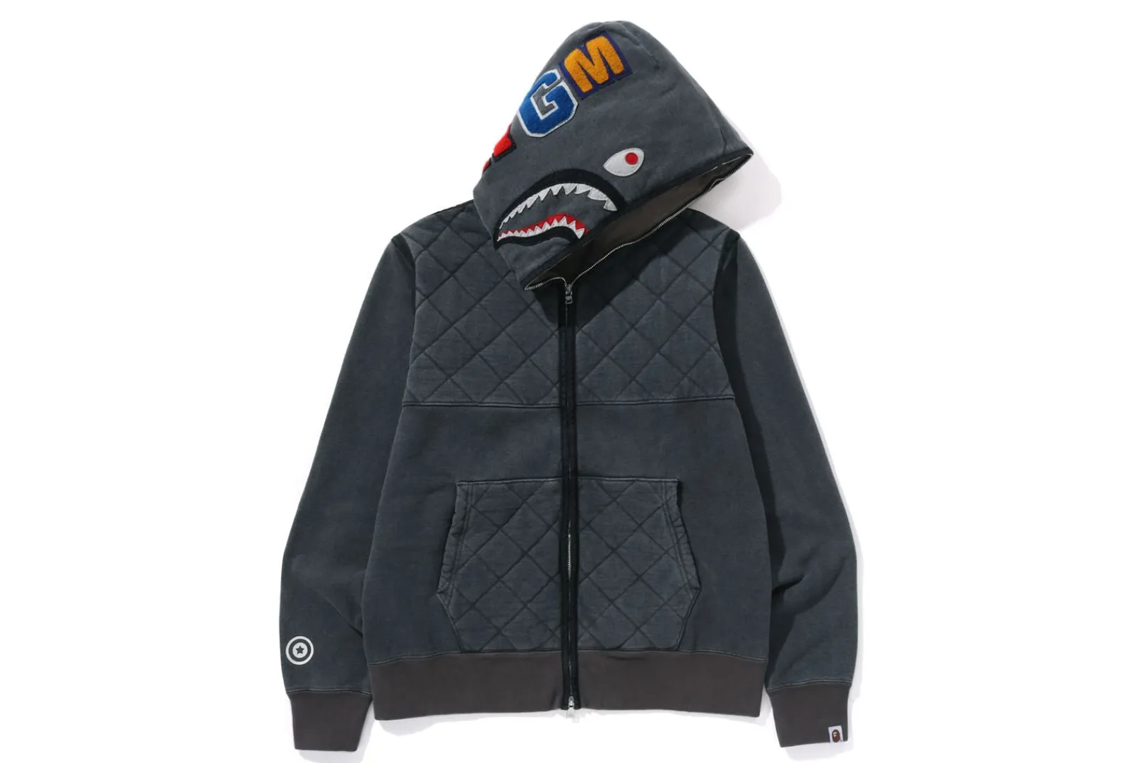0ZX A RISING BAPE MILITARY SHARK FULL ZIP HOODIE MENS Cheap