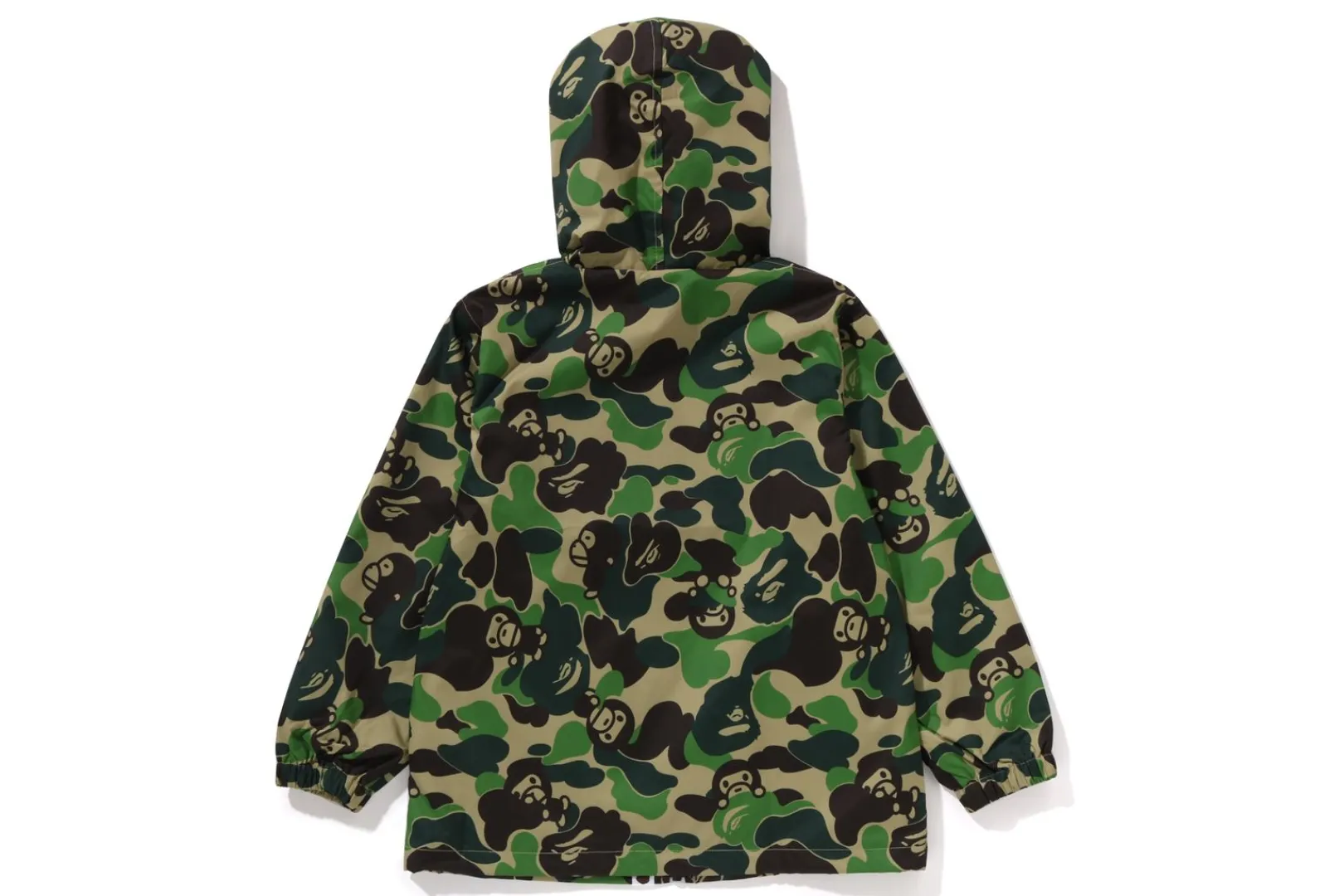 0ZX ABC CAMO MILO HOODIE JACKET KIDS GREEN Store