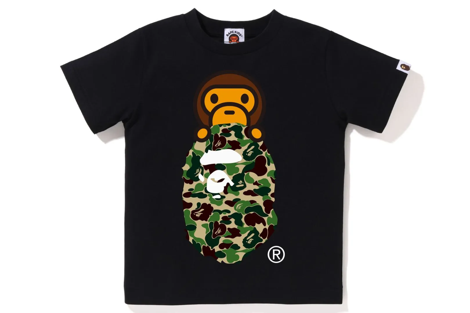 0ZX ABC CAMO MILO ON APE HEAD TEE KIDS Sale