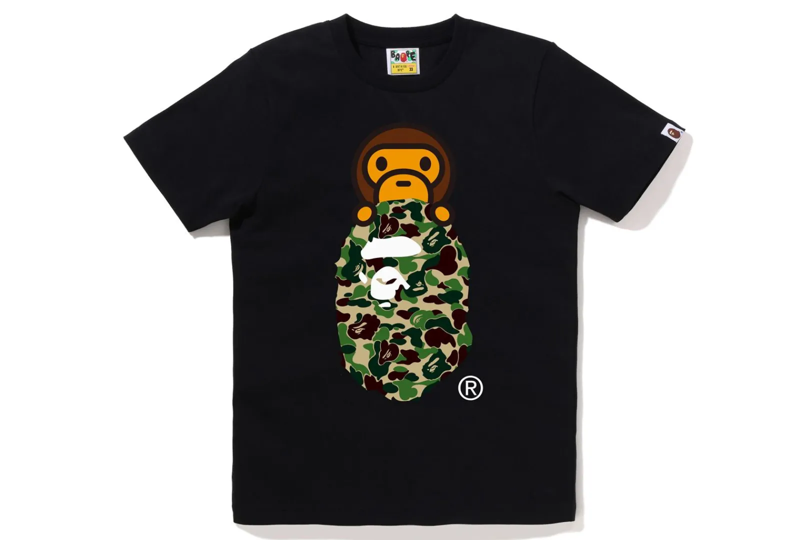 0ZX ABC CAMO MILO ON APE HEAD TEE LADIES Flash Sale