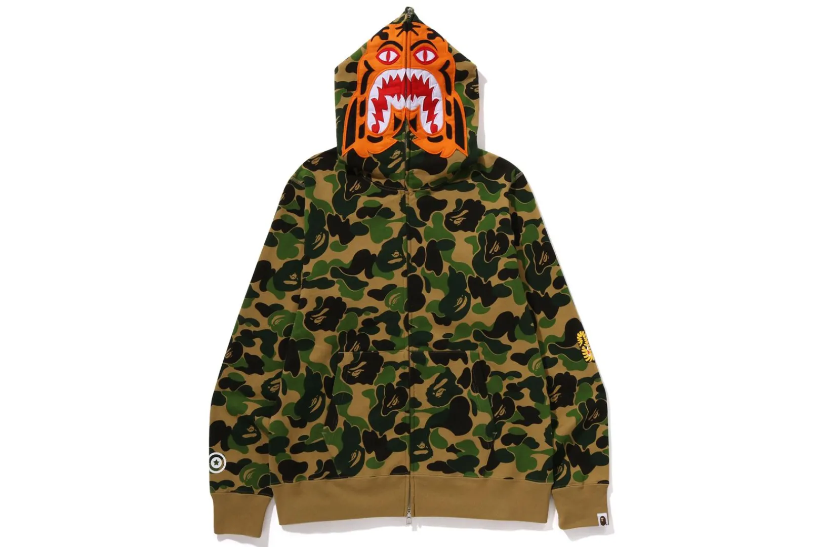 0ZX ABC CAMO TIGER FULL ZIP HOODIE MENS Clearance