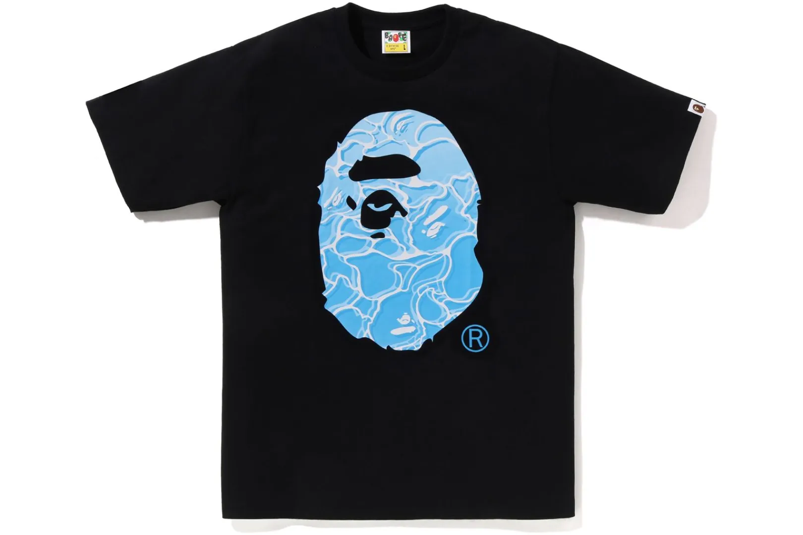 0ZX ABC SEA SURFACE CAMO APE HEAD TEE MENS Cheap