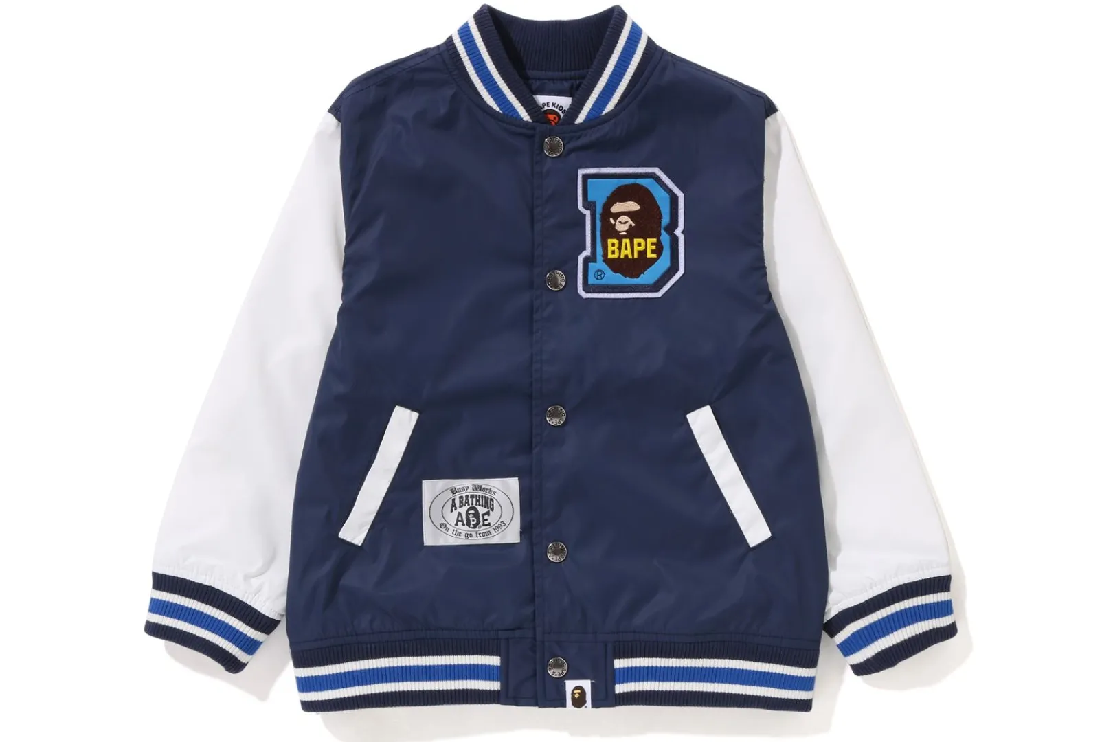 0ZX APE HEAD B PATCH VARSITY JACKE KINDER Best