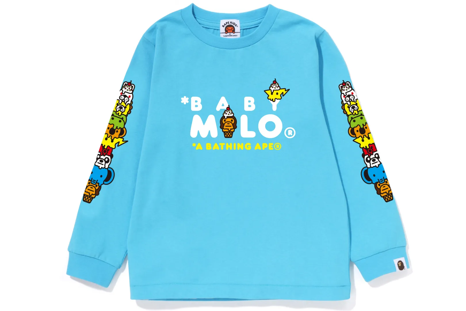 0ZX BABY MILO FRIENDS ICE CREAM L/S T-SHIRT KINDER Discount