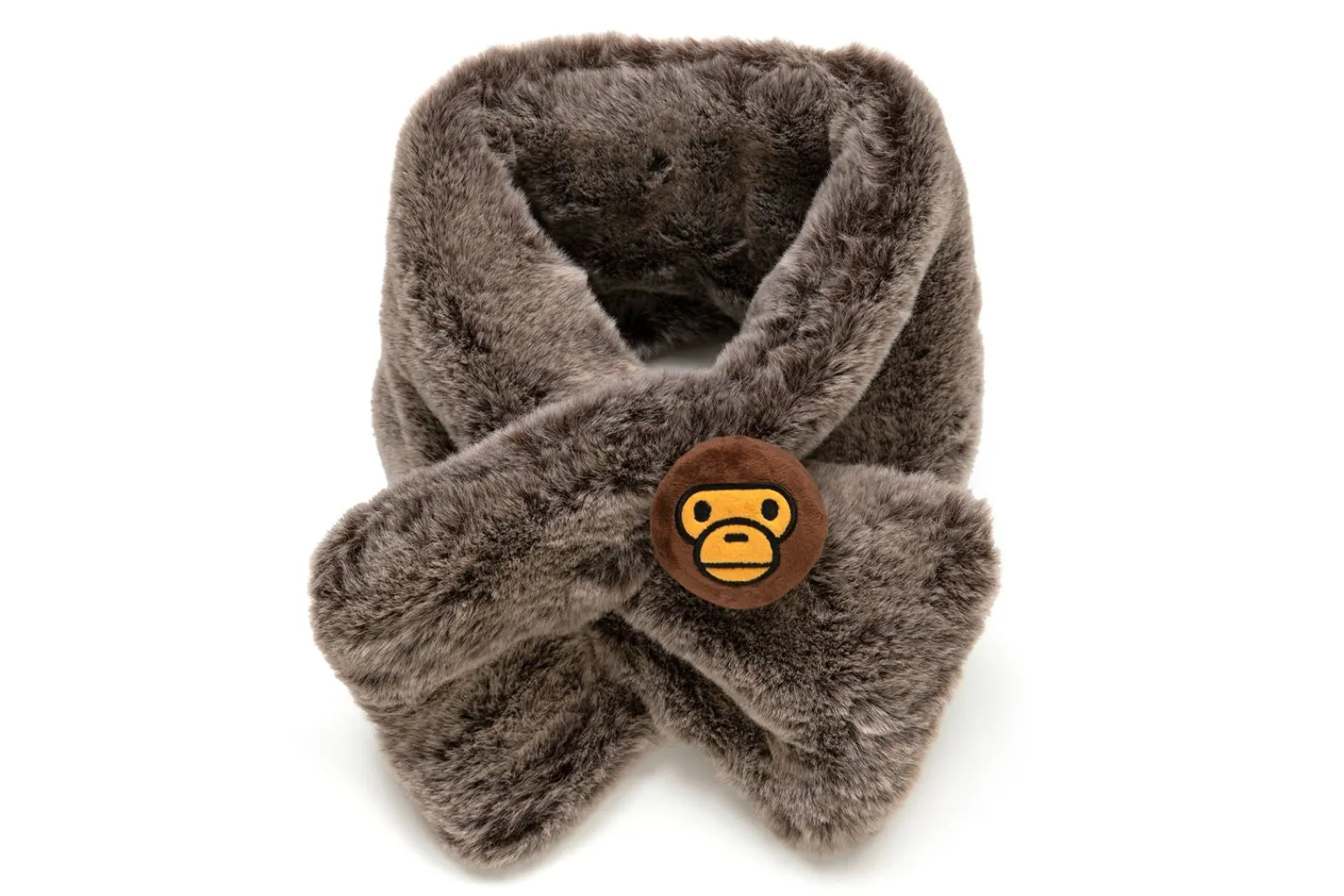 0MX BABY MILO PLUSH DOLL MUFFLER BROWN Discount