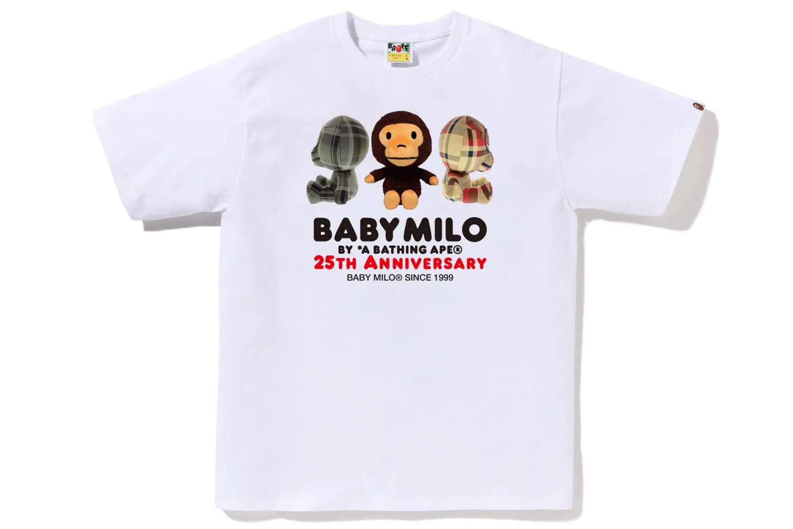 0ZX BABY MILO 25TH ANNIV. PLUSH DOLL TEE MENS Cheap