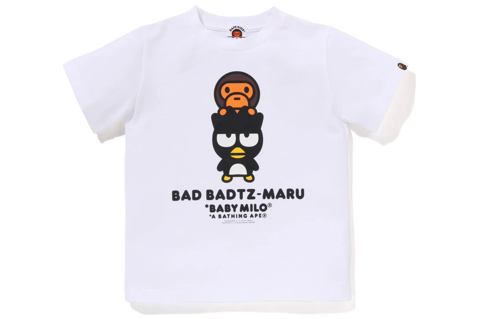 0ZX BABY MILO X BAD BADTZ-MARU - TEE KIDS WHITE Sale