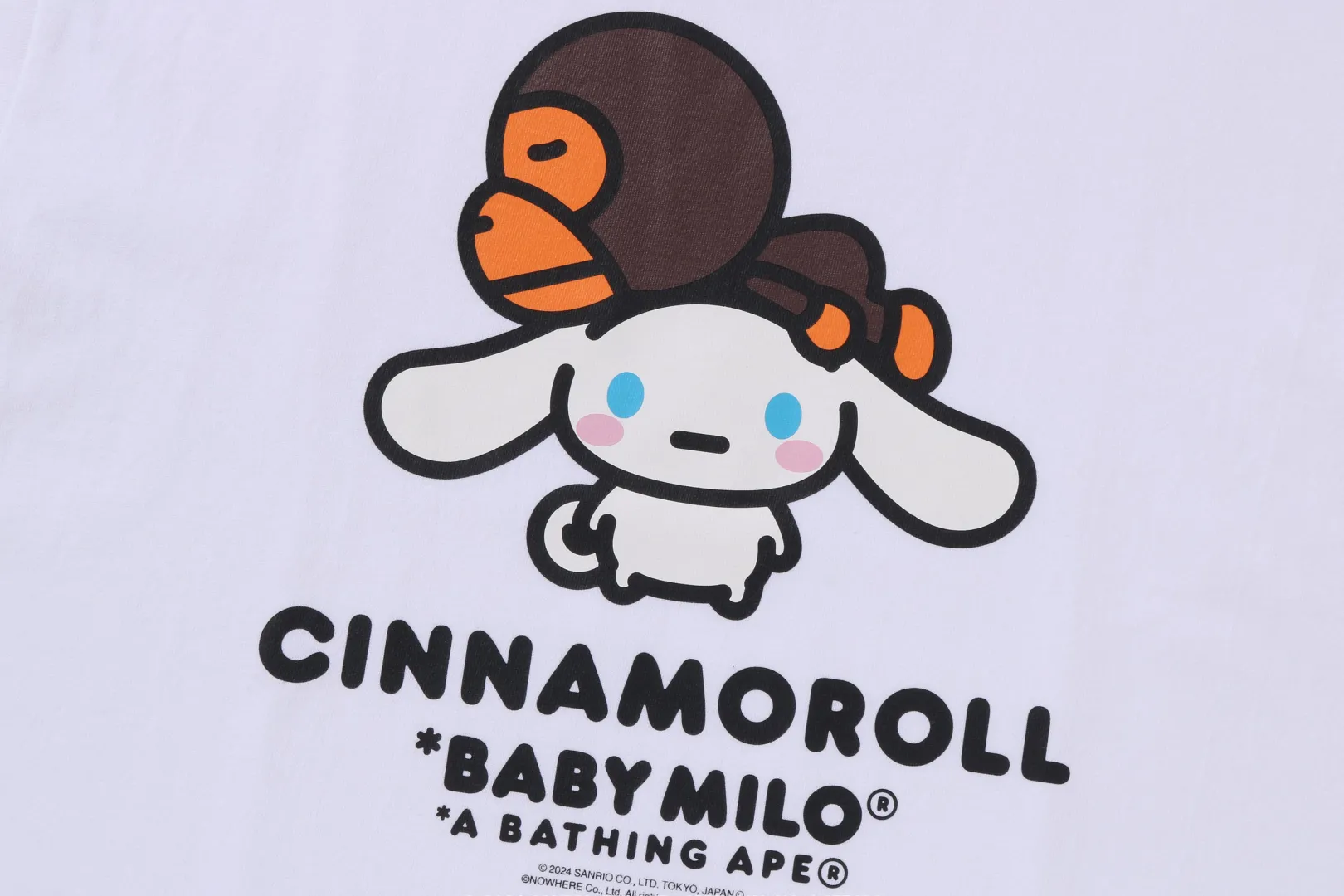 0ZX BABY MILO X CINNAMOROLL - TEE KIDS WHITE Cheap