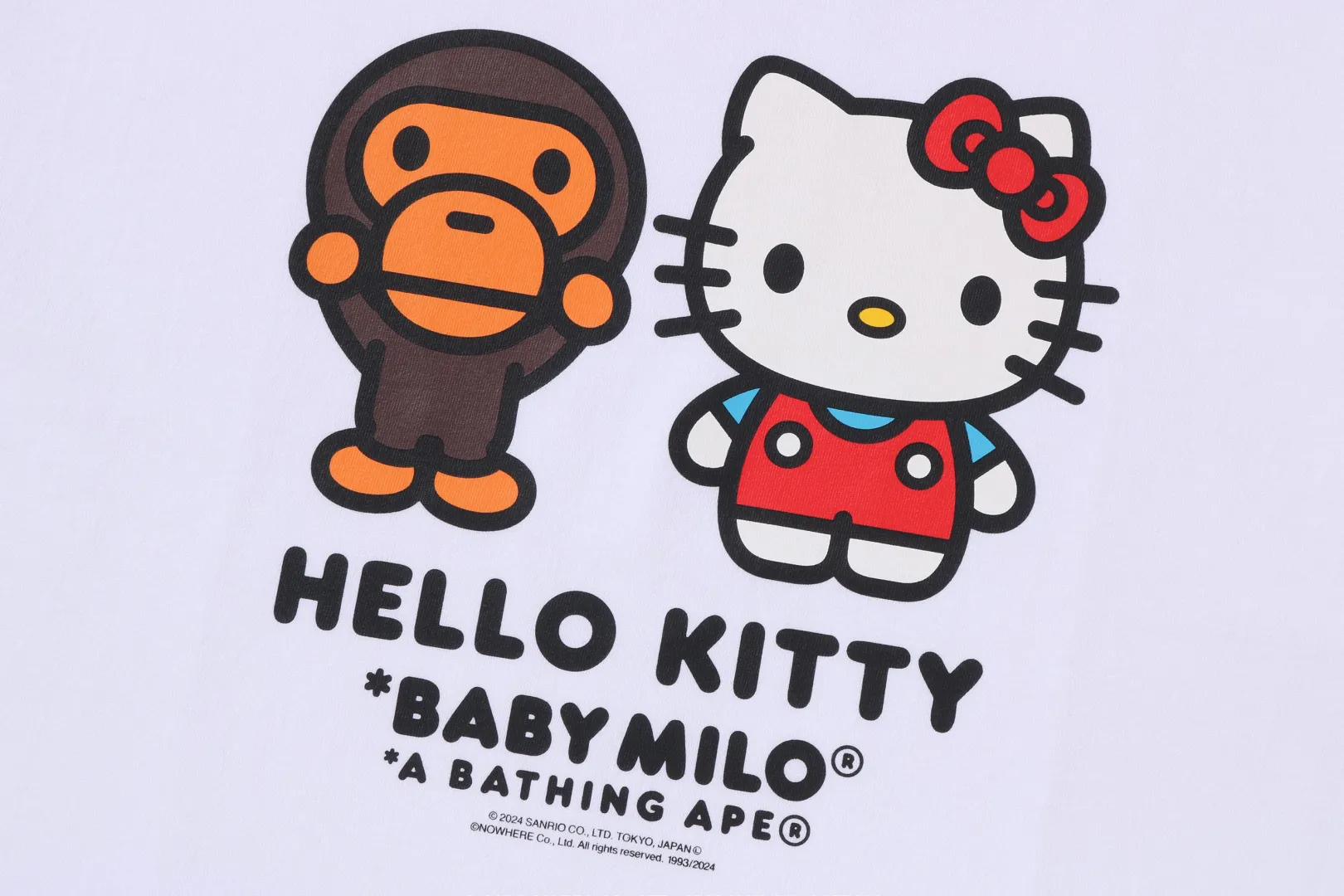 0ZX BABY MILO X HELLO KITTY - TEE KIDS WHITE Cheap