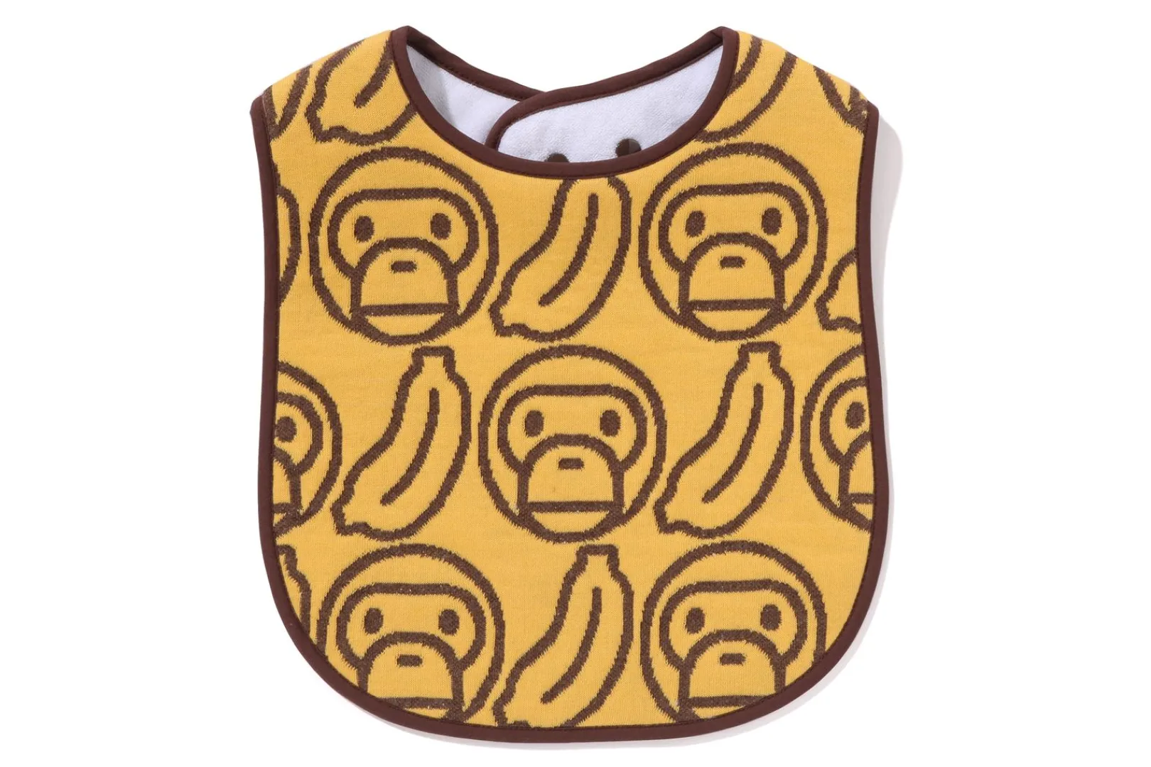 0ZX BANANA MILO KNIT JACQUARD BIB BABY YELLOW Clearance