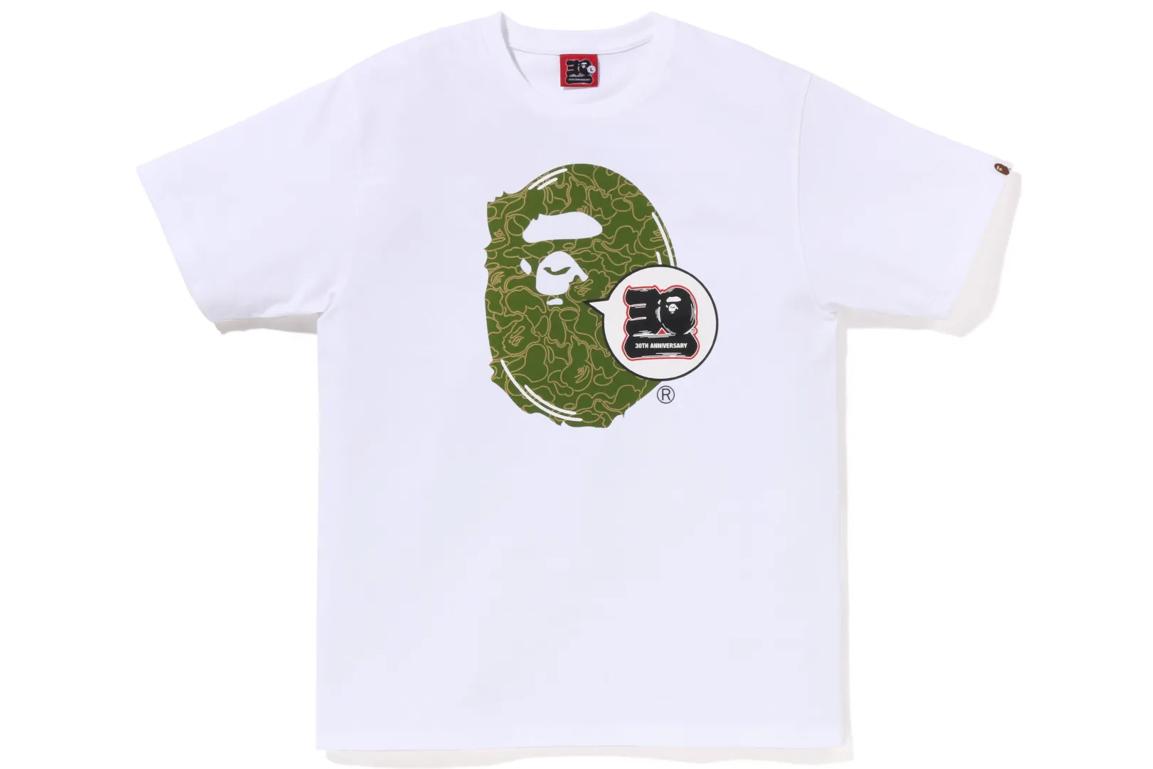 0ZX BAPE 30. JAHRESTAG APE HEAD TEE HERREN Cheap