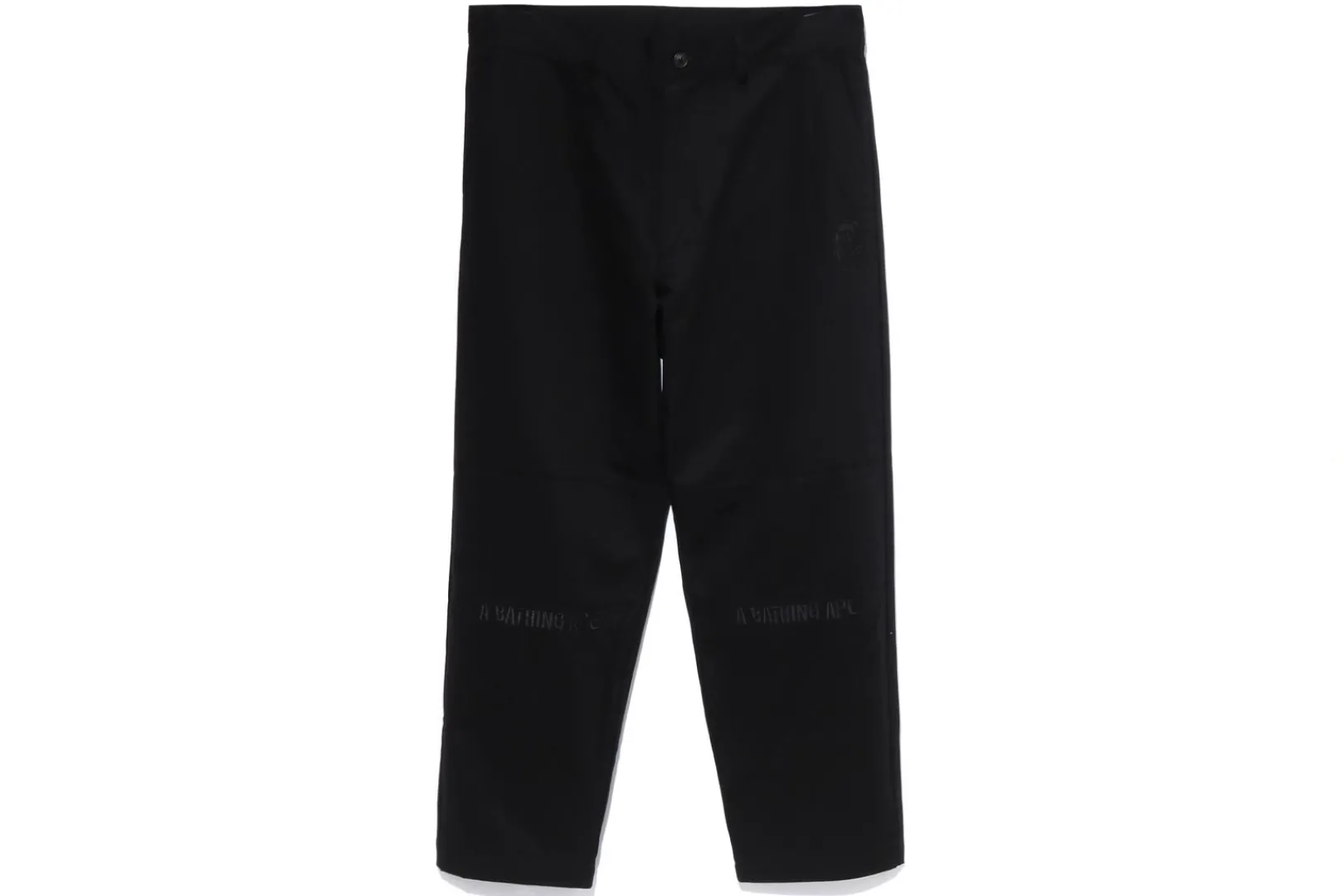 0ZX BAPE CHINOHOSE MIT LOCKERER PASSFORM SCHWARZ Sale