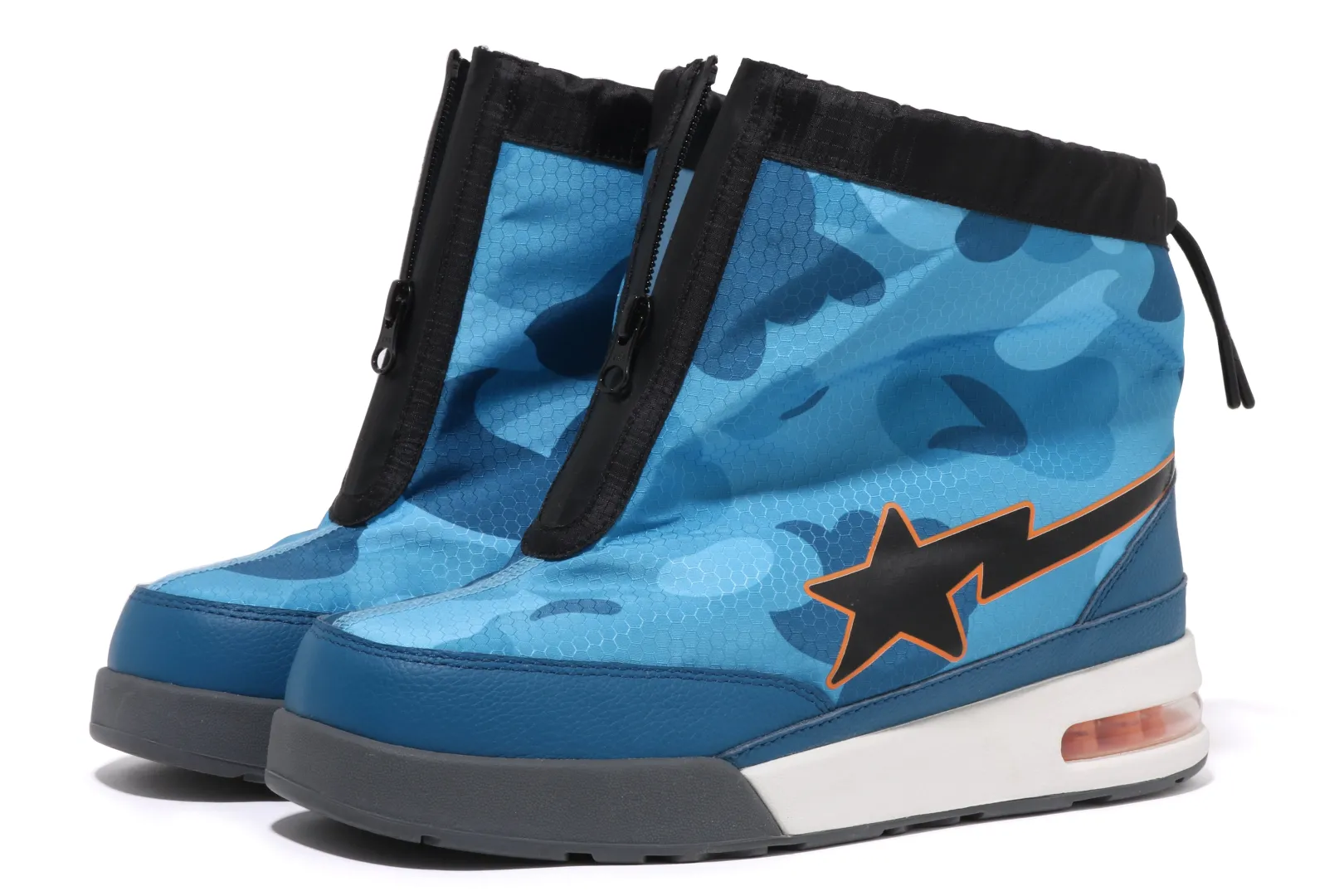 0ZX BAPE® HONEYCOMB CAMO ZIP ROAD STA HERREN New