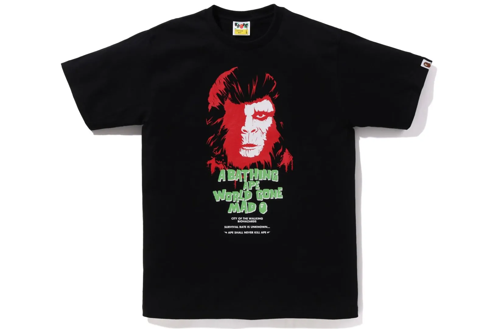 0ZX BAPE HORROR TEE #1 MENS Hot