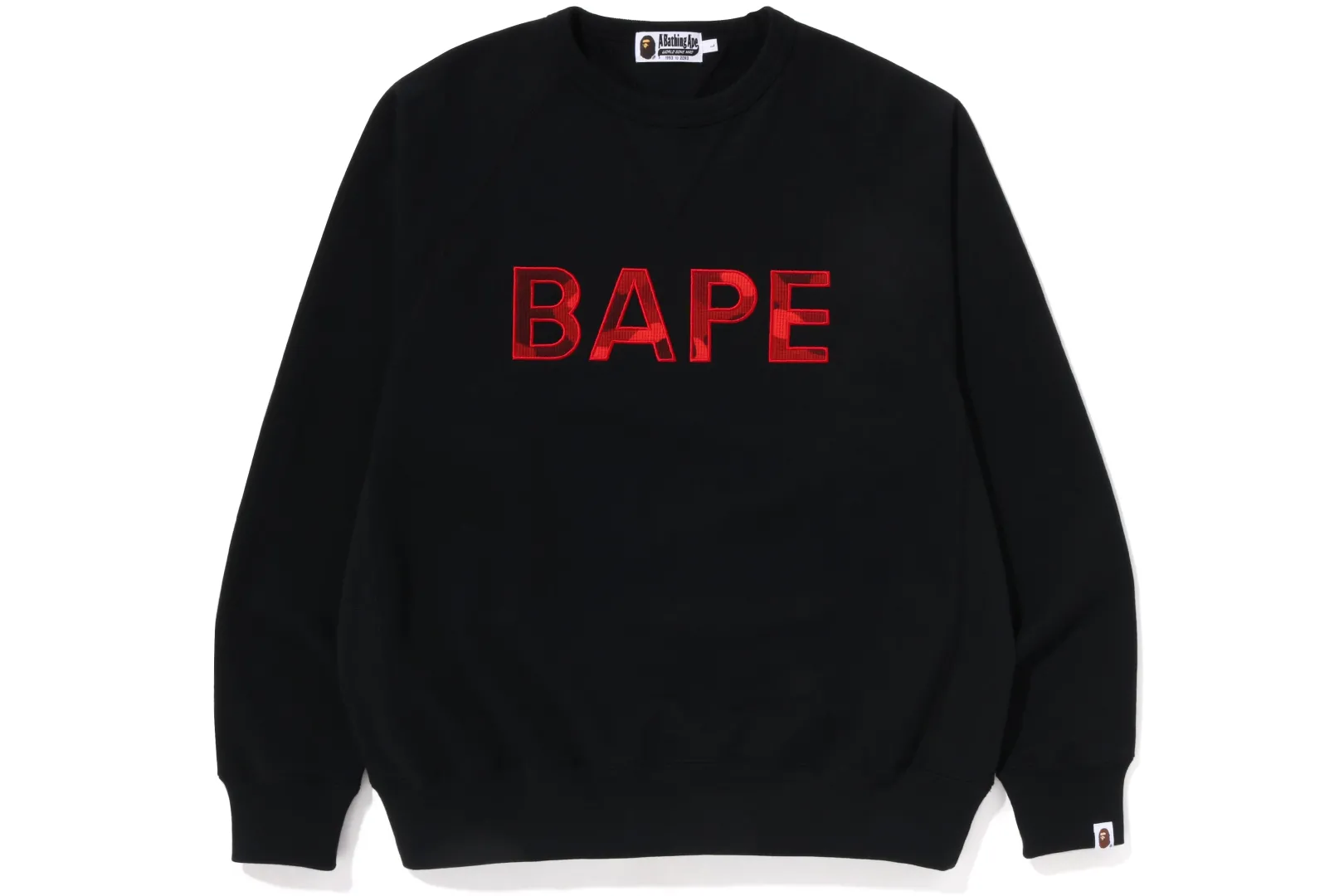 0ZX BAPE PATCH LOCKER PASSFORM RUNDHALSAUSSCHNITT Best