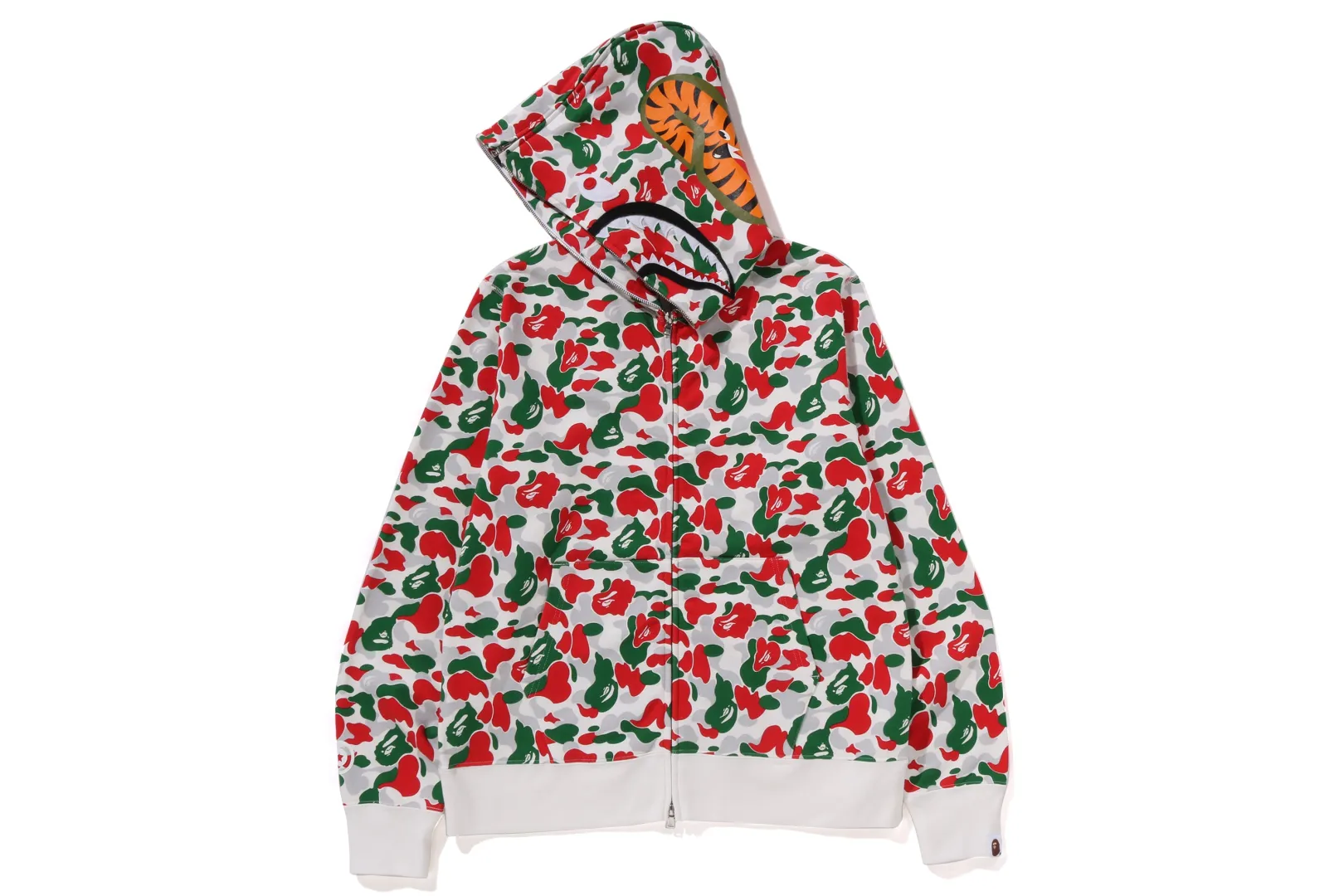 0ZX BAPE STORE MILAN SEPARATE SHARK FULL ZIP HOODIE MENS MULTI Flash Sale
