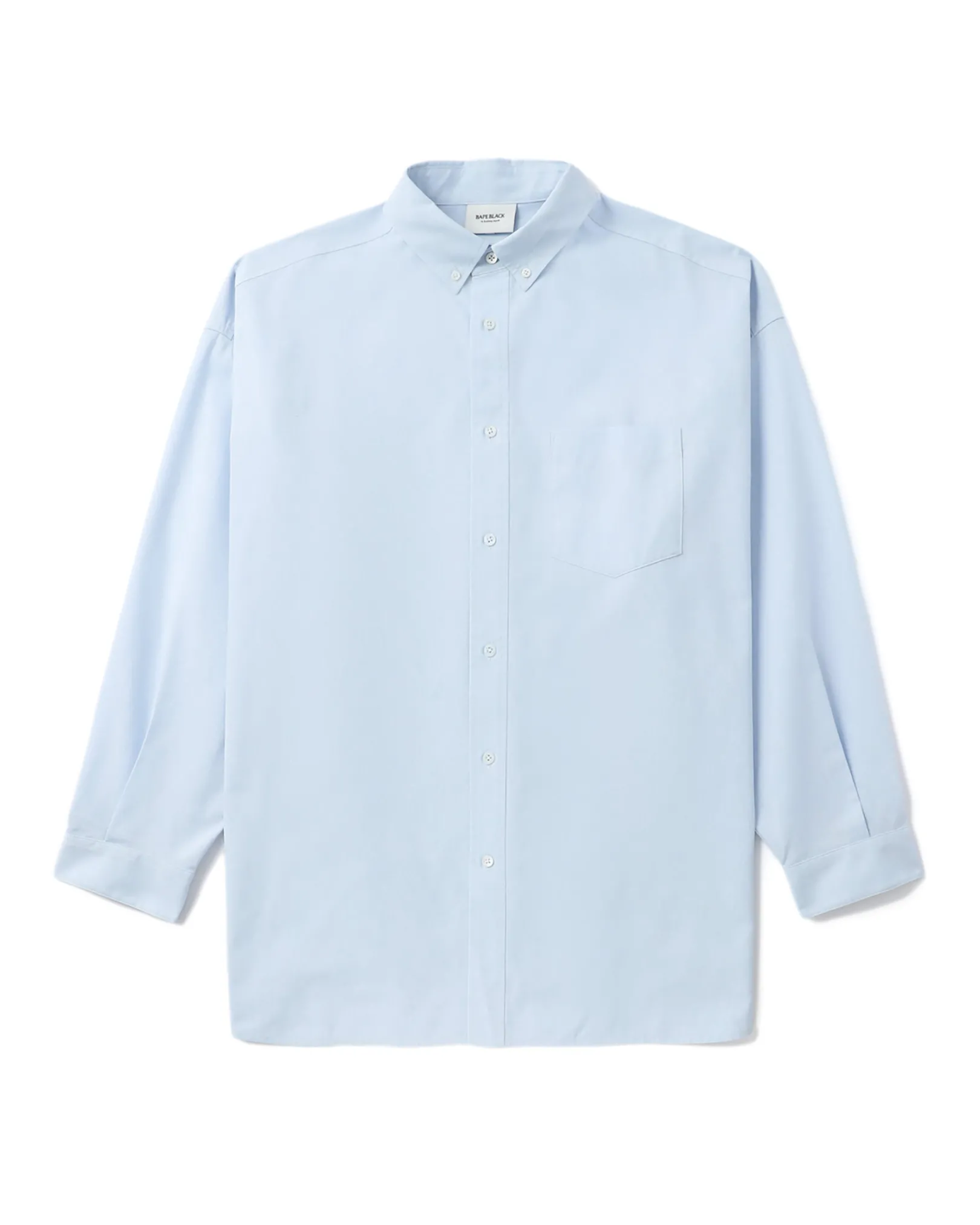 BBK STST8400ML/BAPE SCHWARZES OXFORDHEMD MIT LOCKERER PASSFORM, M Sale