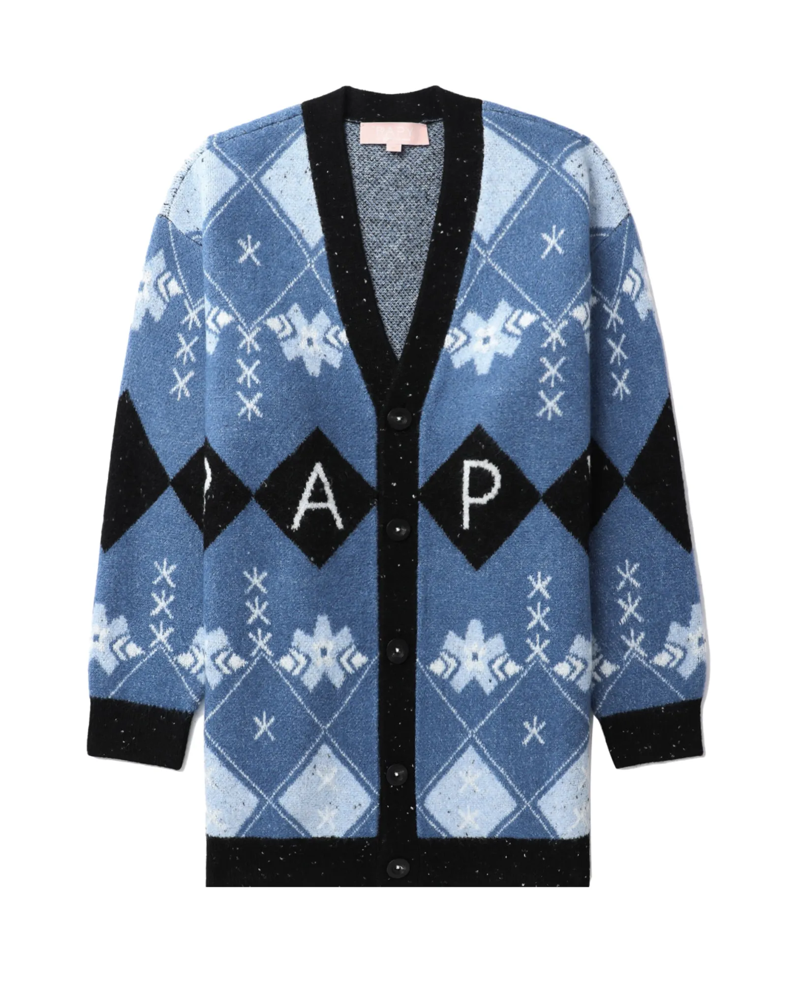 BPY CDCD4228XL/BAPY KARIERTER STRICKJACKE L BLAU Outlet