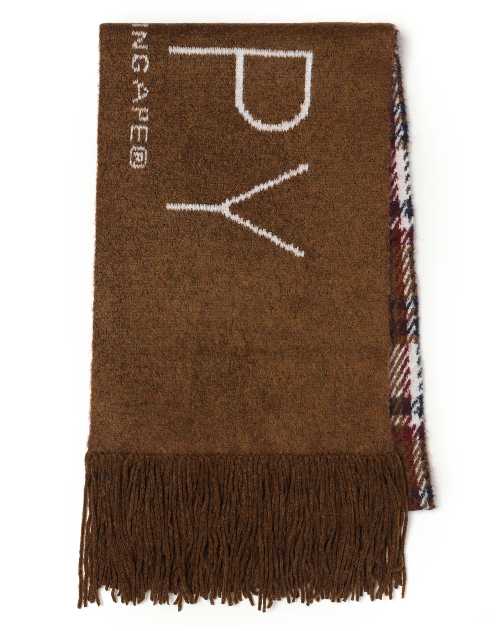BPY SFAC0090XL/BAPY KARIERTER SCHAL L BEIGE New