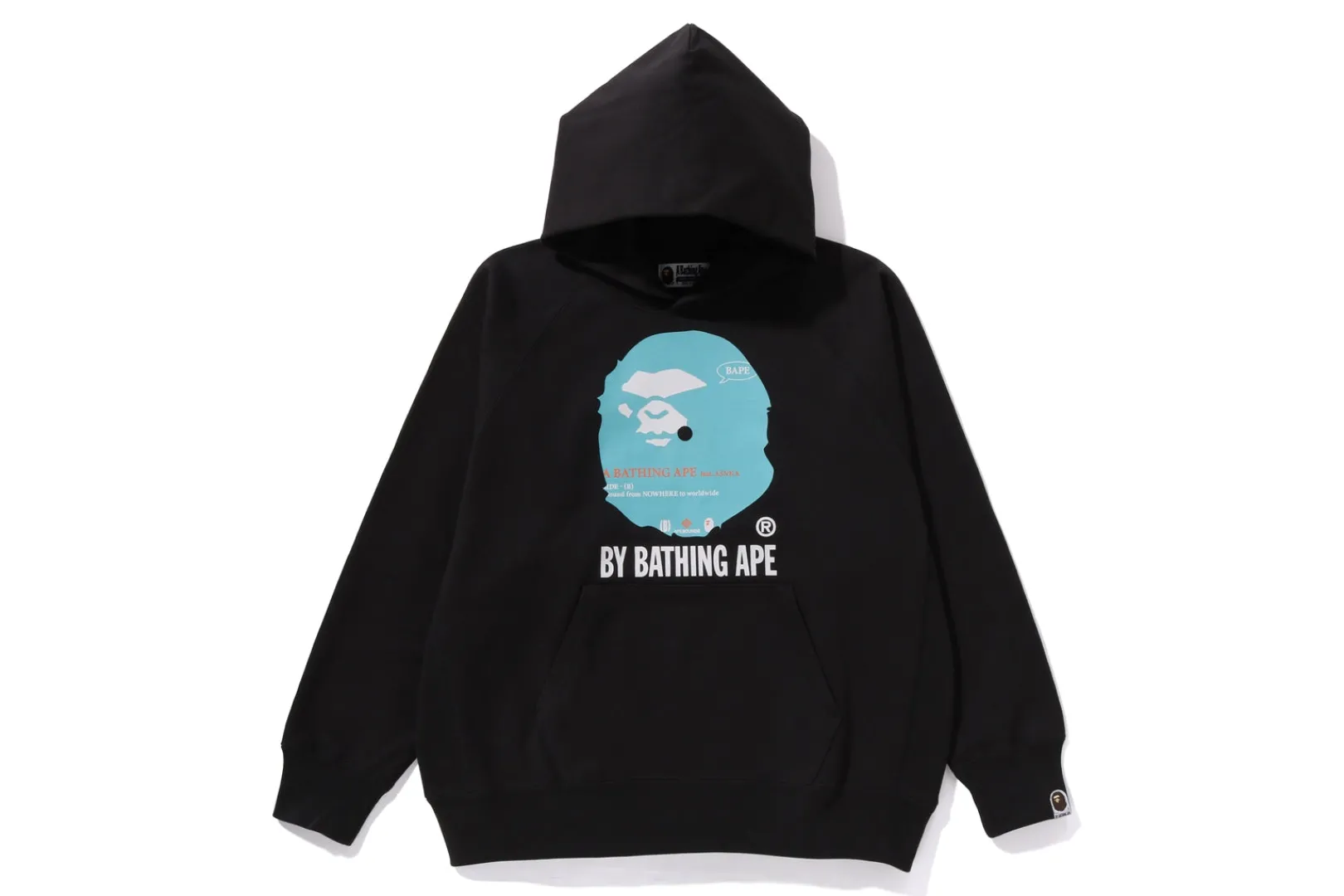 0ZX (B)Y BATHING APE PULLOVER HOODIE ENTSPANNT PASSFORM Best
