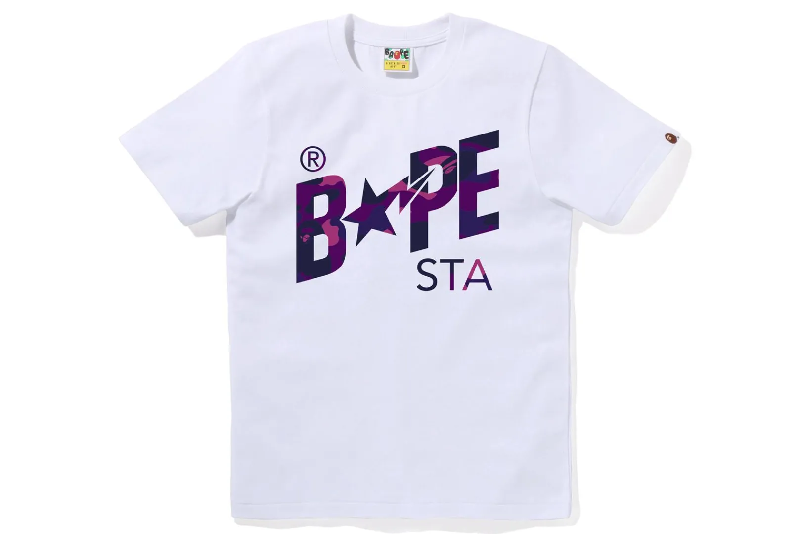 0ZX COLOR CAMO BAPE STA LOGO TEE LADIES Store