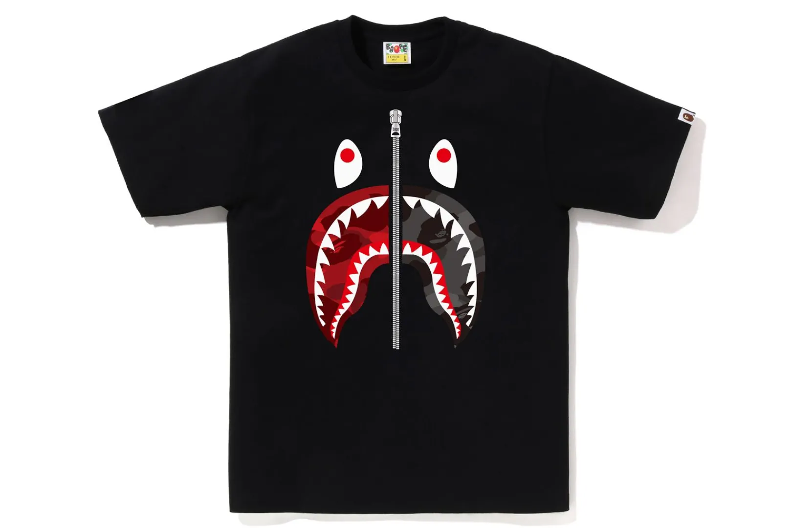 0ZX COLOR CAMO SEPARATE SHARK TEE MENS New
