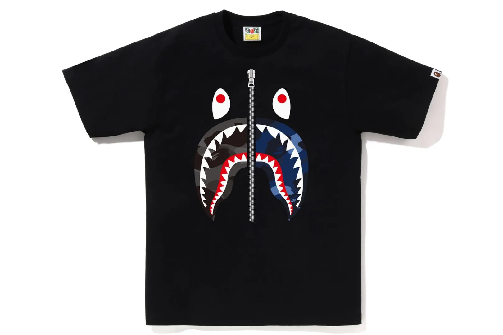 0ZX COLOR CAMO SEPARATE SHARK TEE MENS New