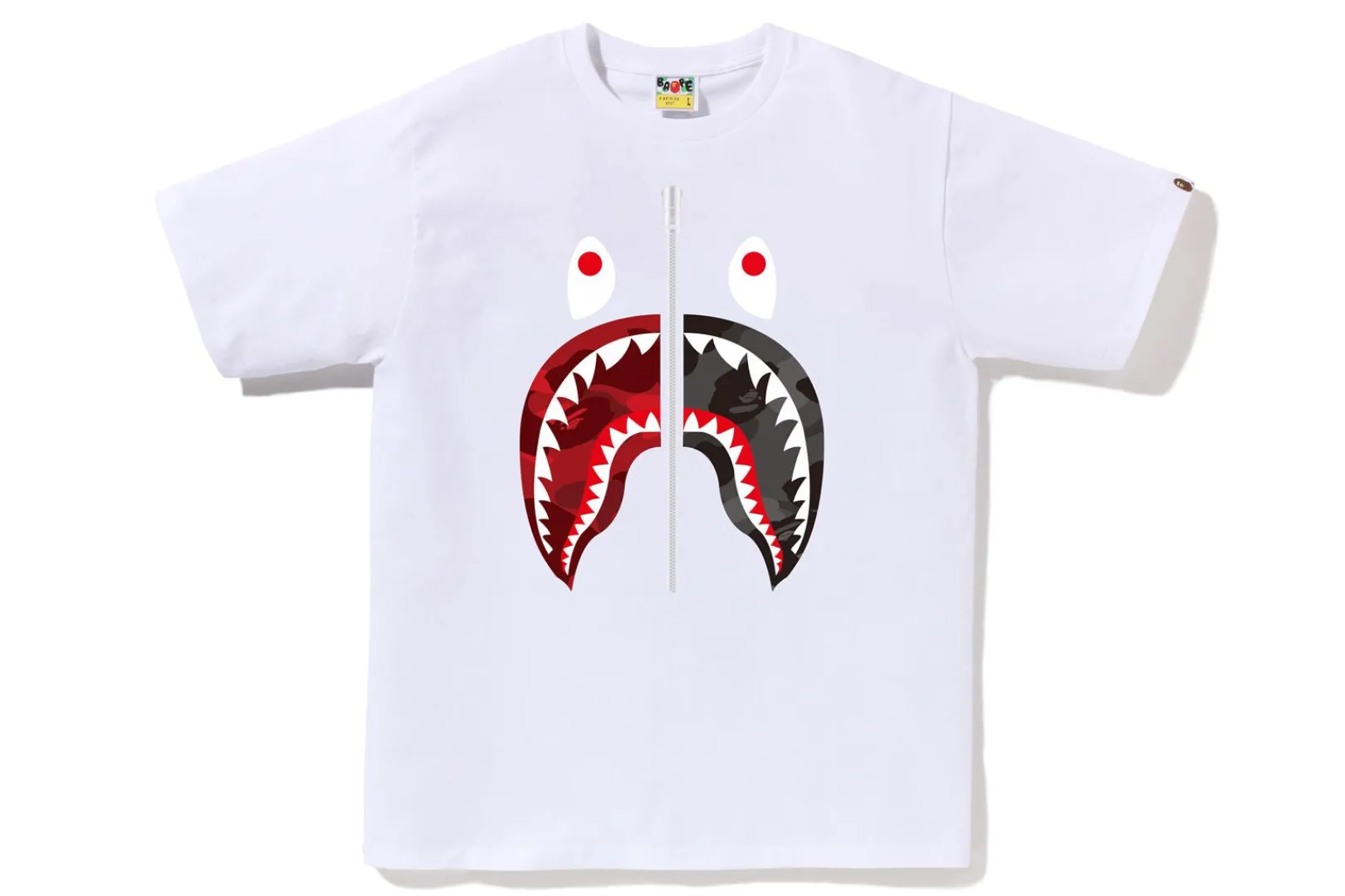 0ZX COLOR CAMO SEPARATE SHARK TEE MENS New