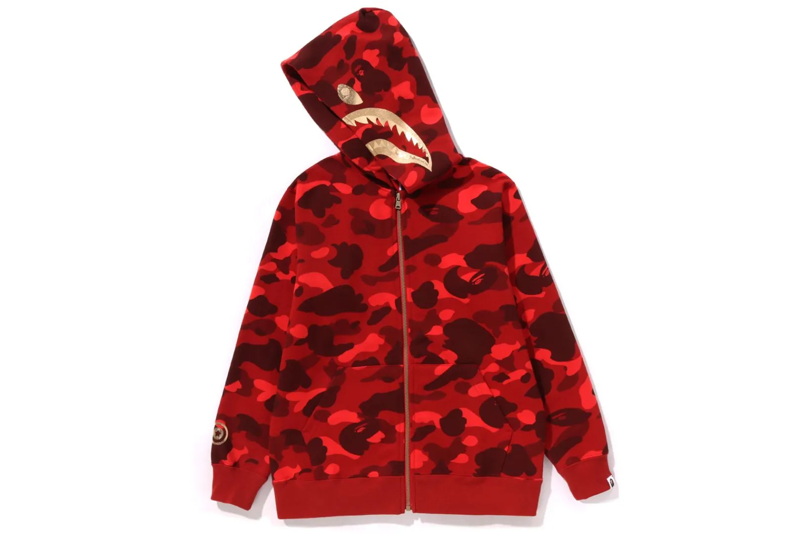 0ZX COLOR CAMO SHARK ZIP HOODIE JUNIOR Fashion