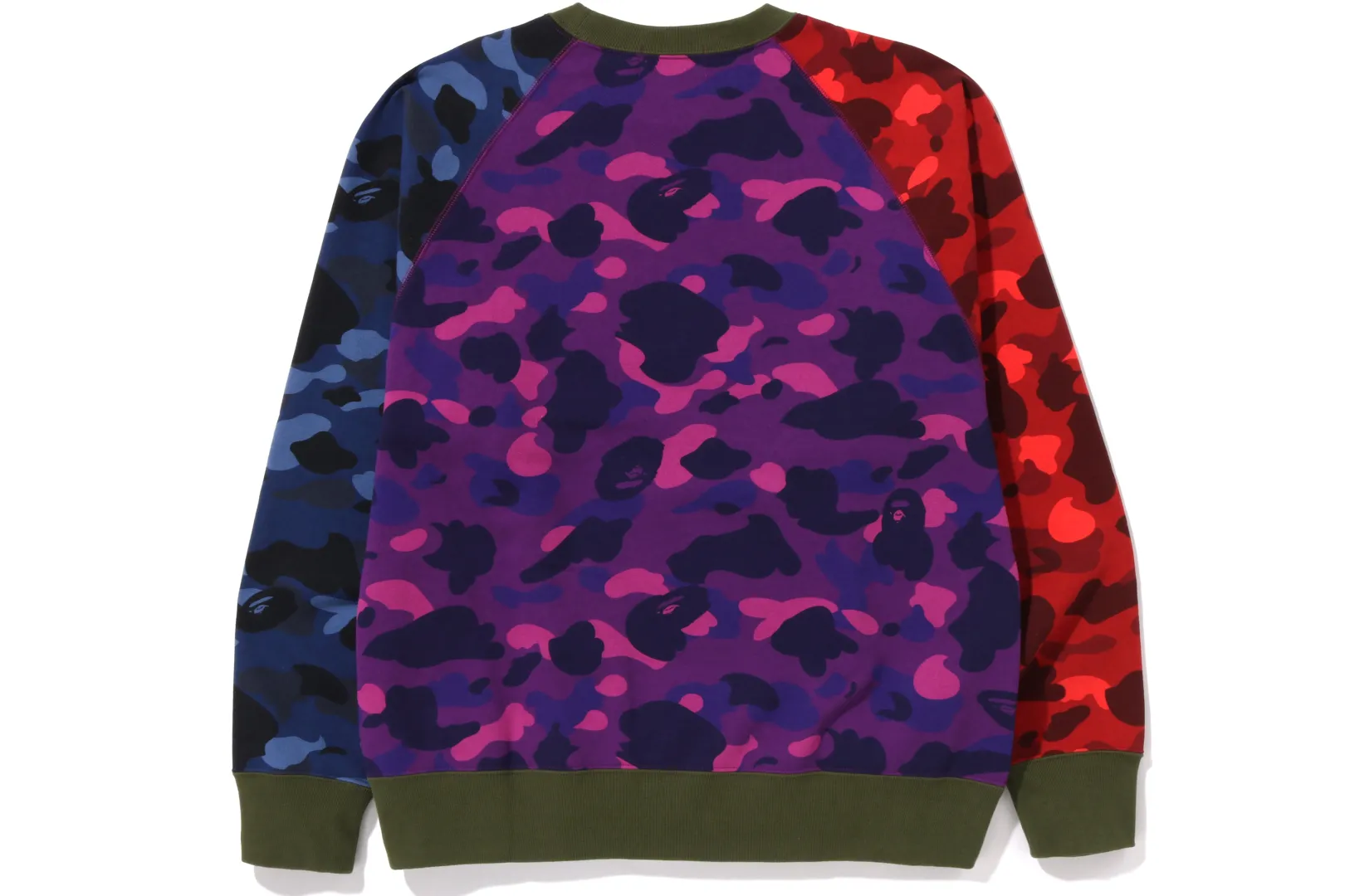 0ZX CRAZY CAMO – COLLEGE-RUNDHALSSHIRT MIT ENTSPANNUNG MULTI Fashion