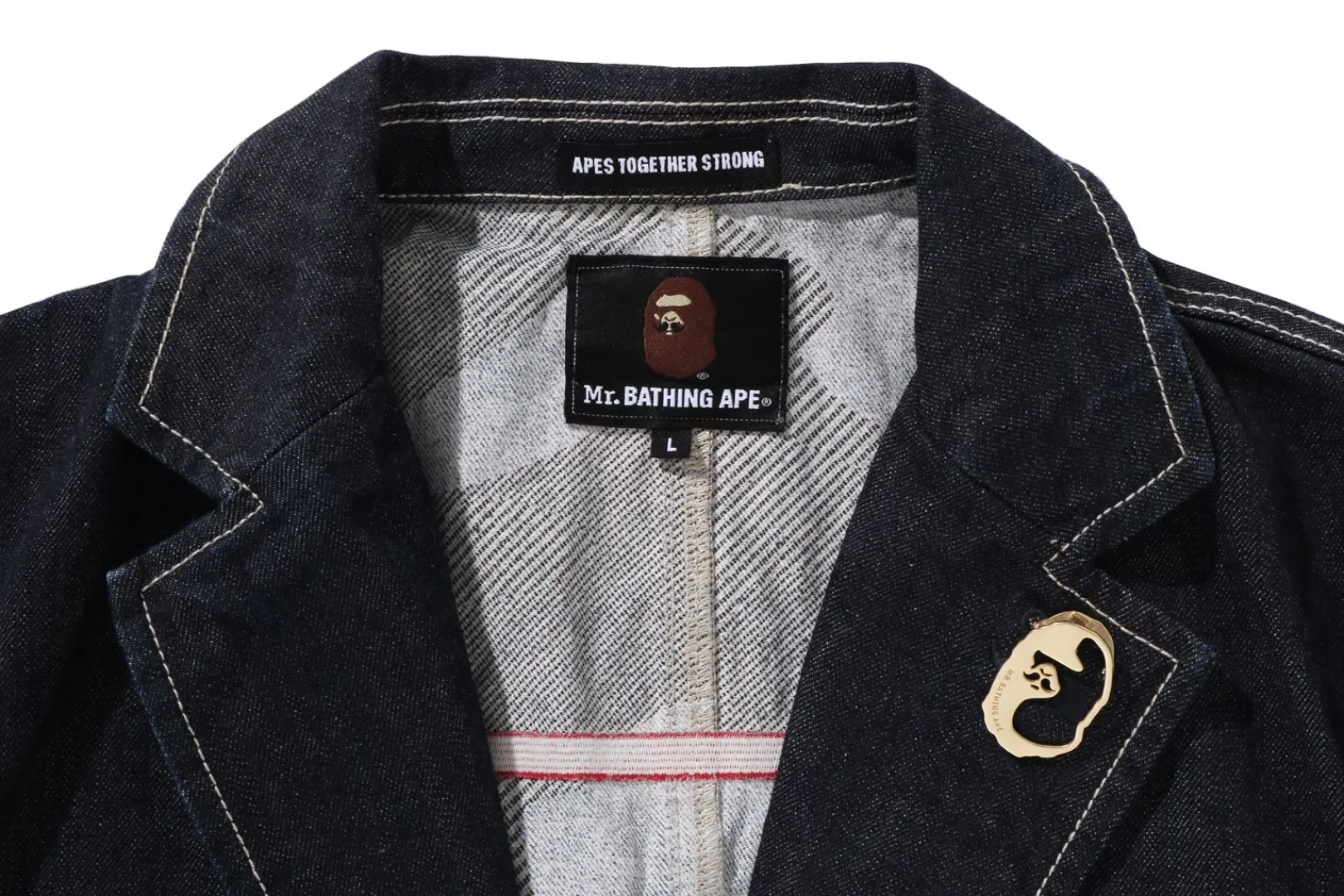 MRB DENIM BLAZER MENS NAVY Best Sale