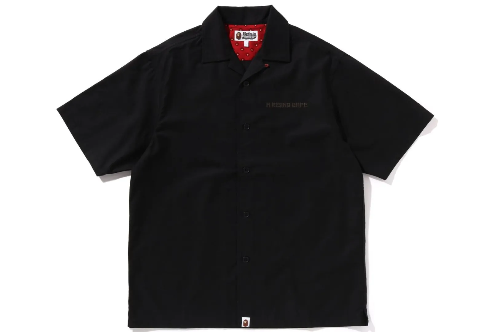 0ZX DRAGON EMBROIDERY OPEN COLLAR SHIRT MENS Cheap