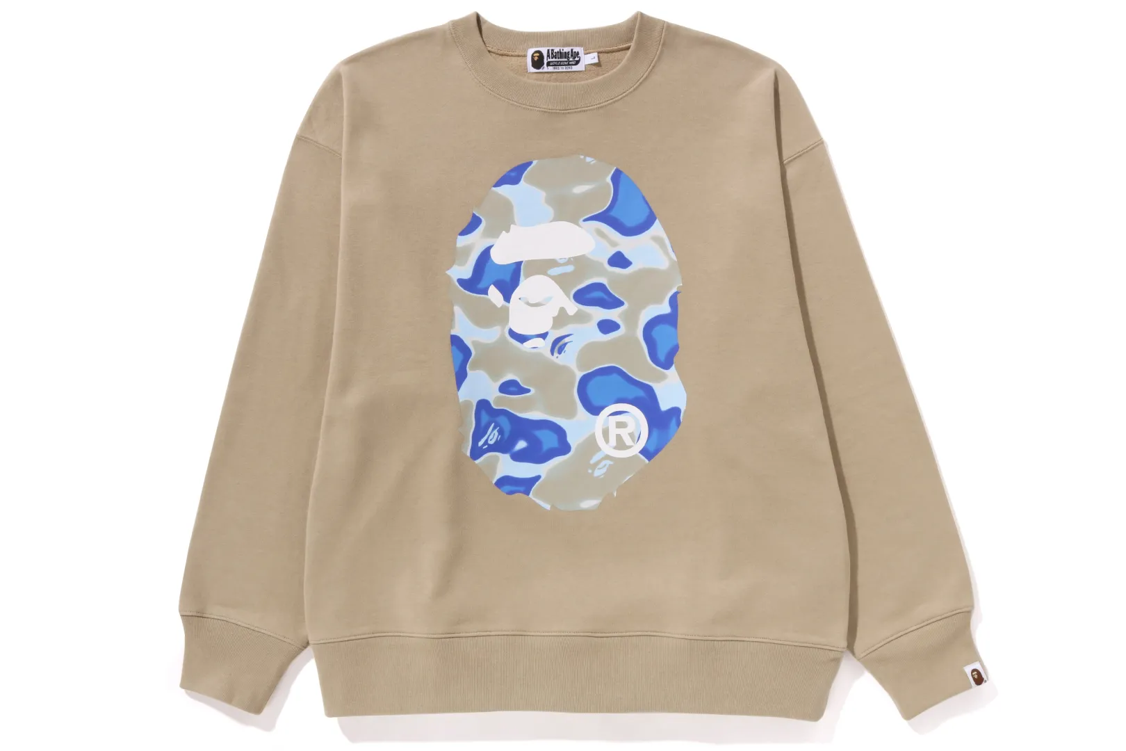 0ZX FLÜSSIGE CAMO-SWEATSHIRT MIT LOCKERER PASSFORM UND RUNDHALSAUSSCHNITT Fashion