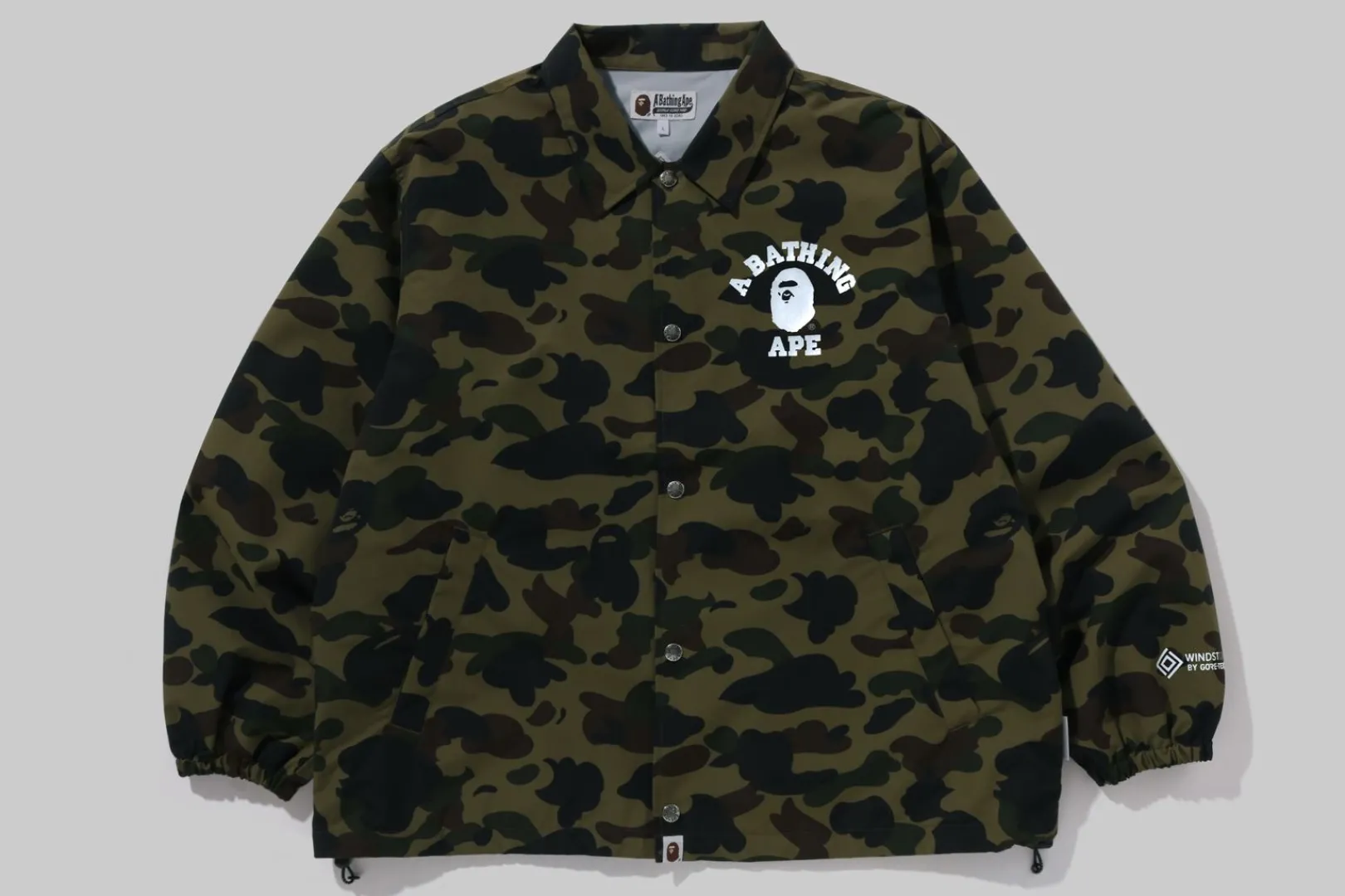 0ZX GORE-TEX WIND STOPPER 1ST CAMO RELAXED COACH JACKET MENS Outlet