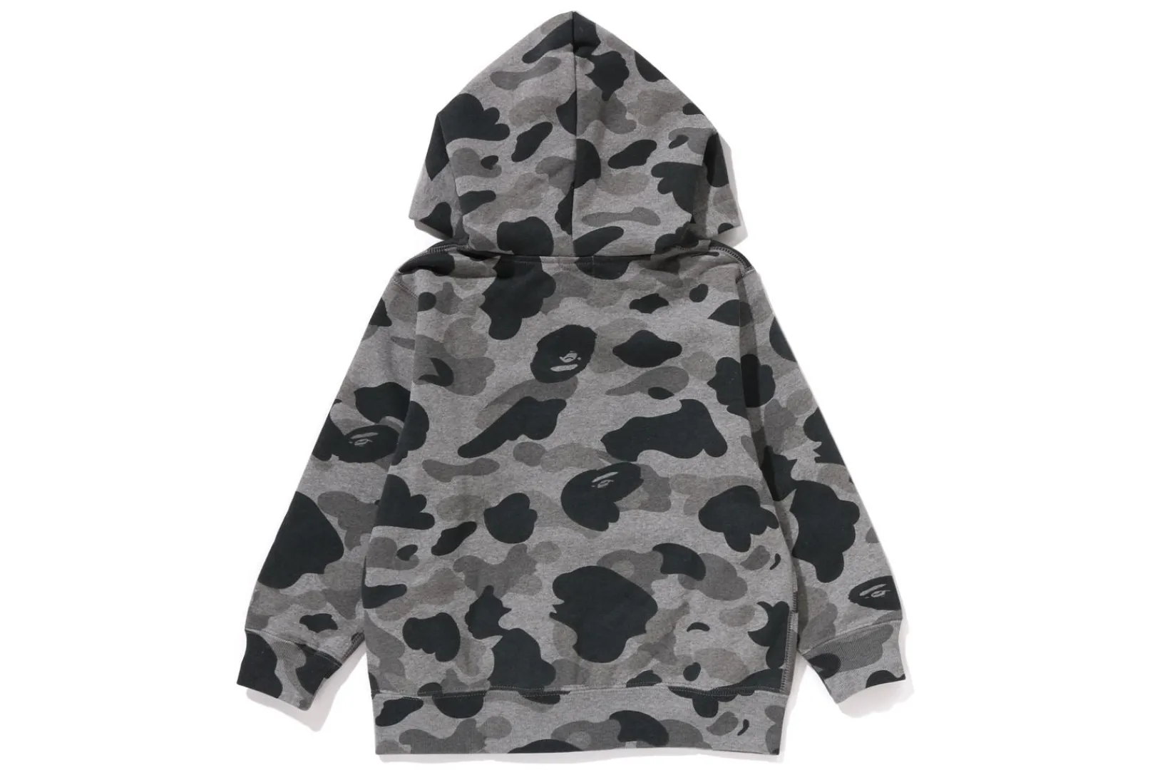 0ZX HEATHER GRAY CAMO ZIP HOODIE KIDS GREY Best Sale