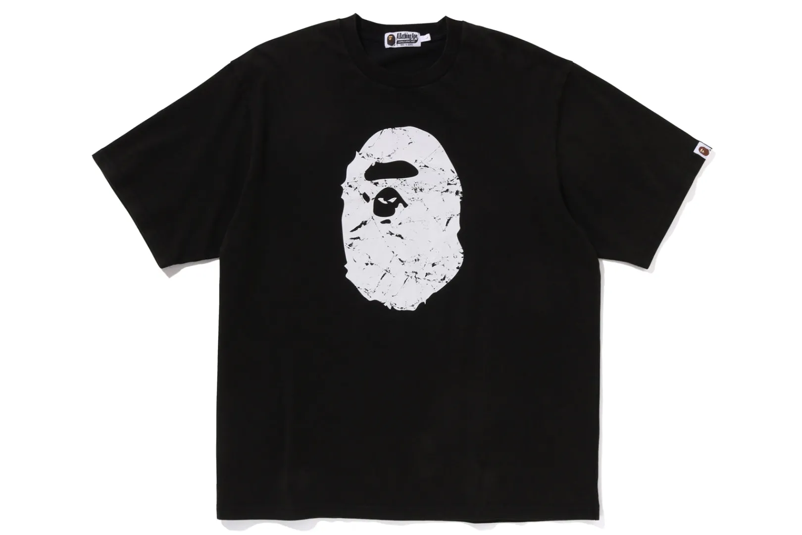 0ZX HEAVY WASHED APE HEAD RELAXED FIT TEE MENS New