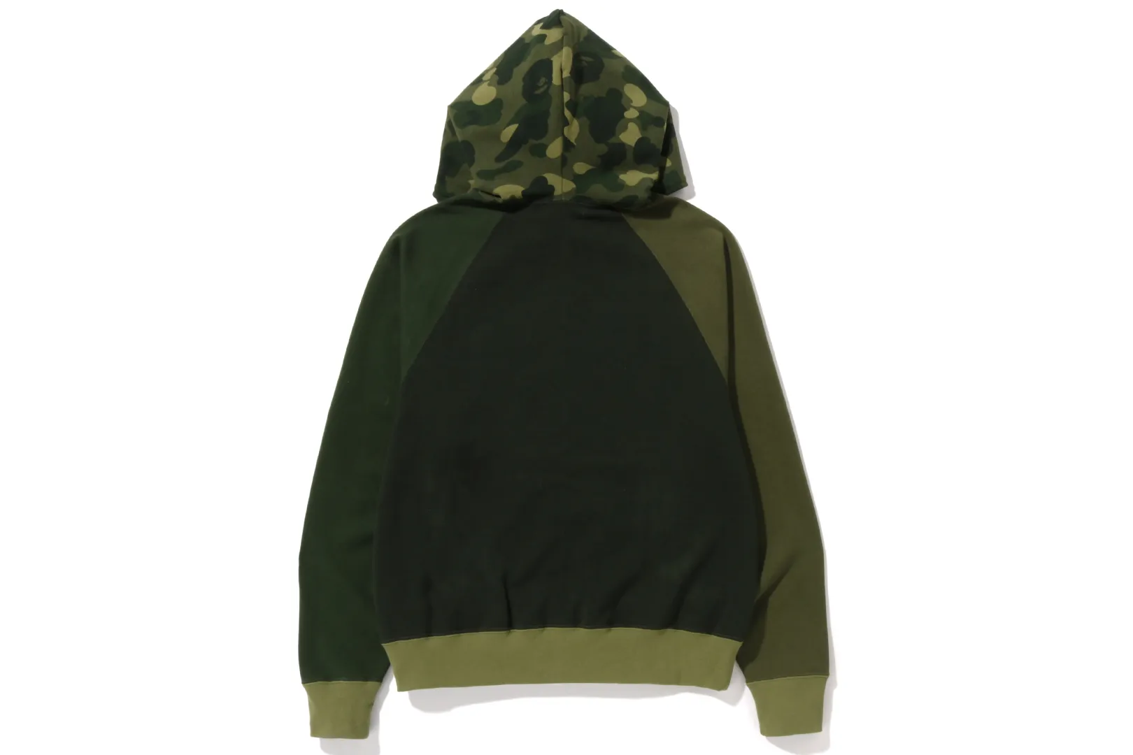 0ZX Kapuzenpullover mit durchgehendem Reißverschluss und lässiger Passform in Camouflage-Optik Discount