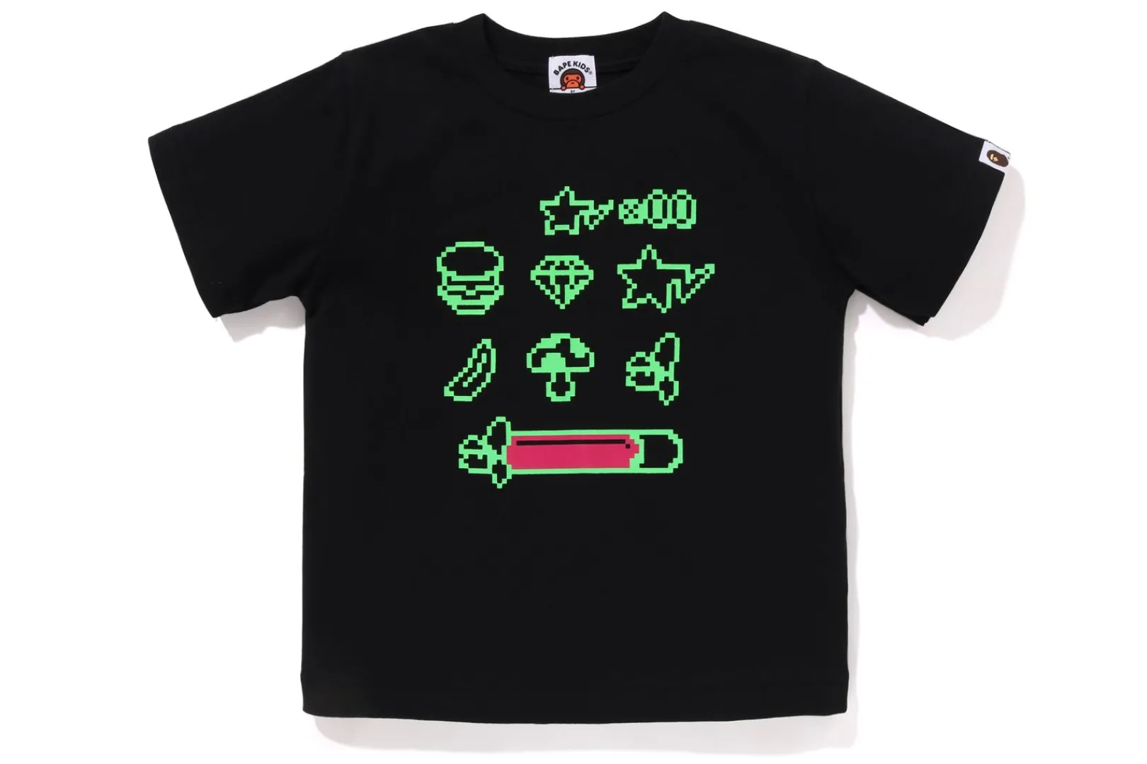 0ZX MILO GAME REFLECTOR PRINT TEE KIDS BLACK Shop