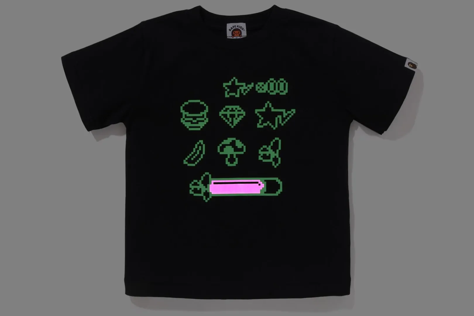 milo_game_reflector_print_tee_kids_2.webp 0ZX MILO GAME REFLECTOR PRINT TEE KIDS BLACK Shop
