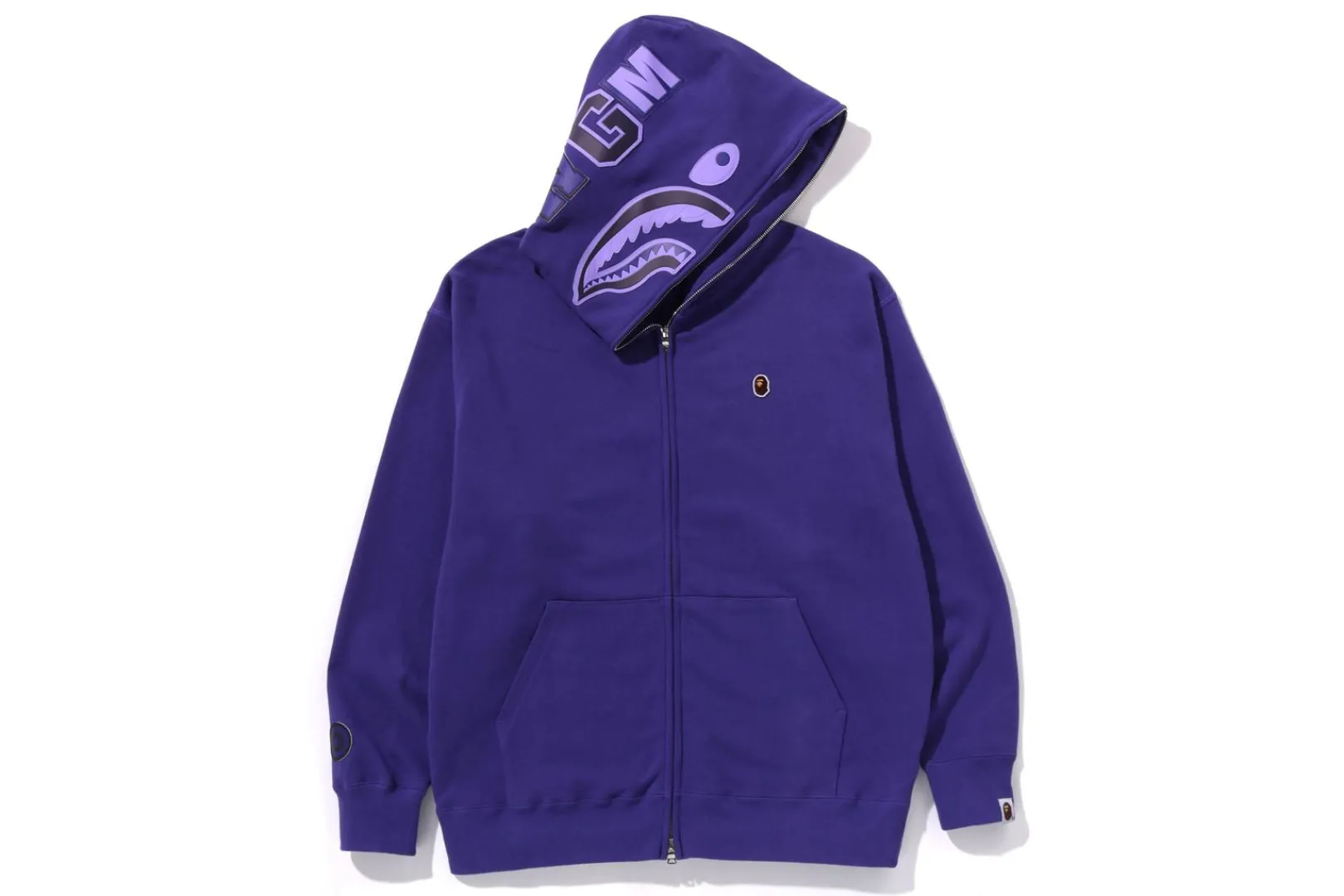 0ZX ONE POINT APE HEAD SHARK RELAXED FIT FULL ZIP HOODIE MENS Best