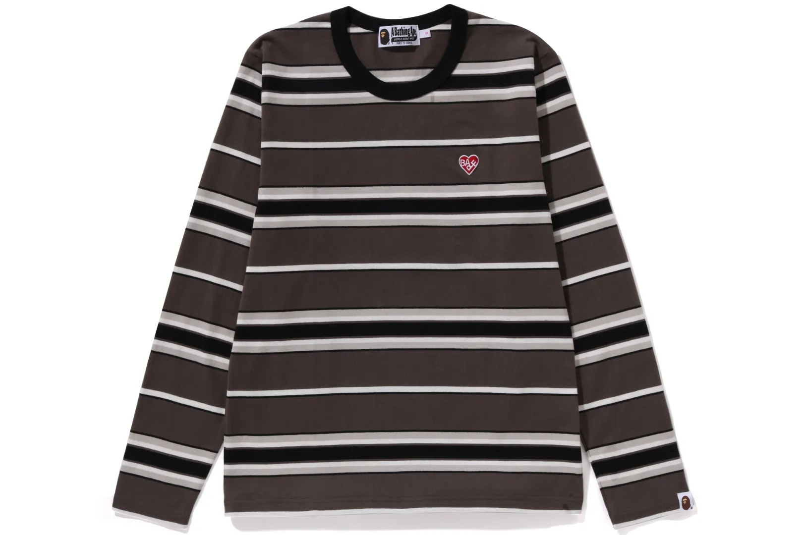 0ZX ONE POINT STRIPE L/S TEE LADIES BLACK Online