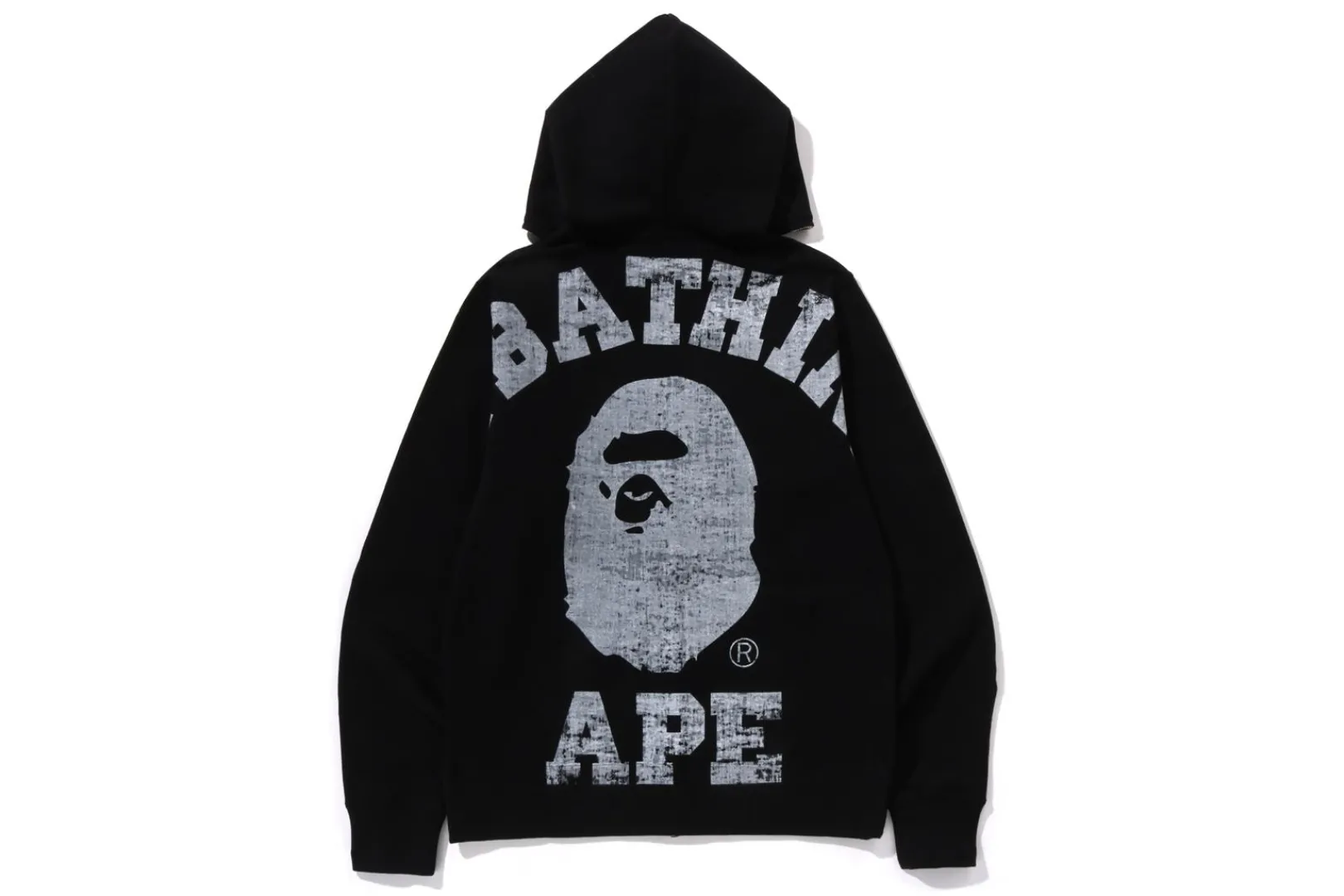 0ZX OVER PRINT FULL ZIP HOODIE MENS Fashion