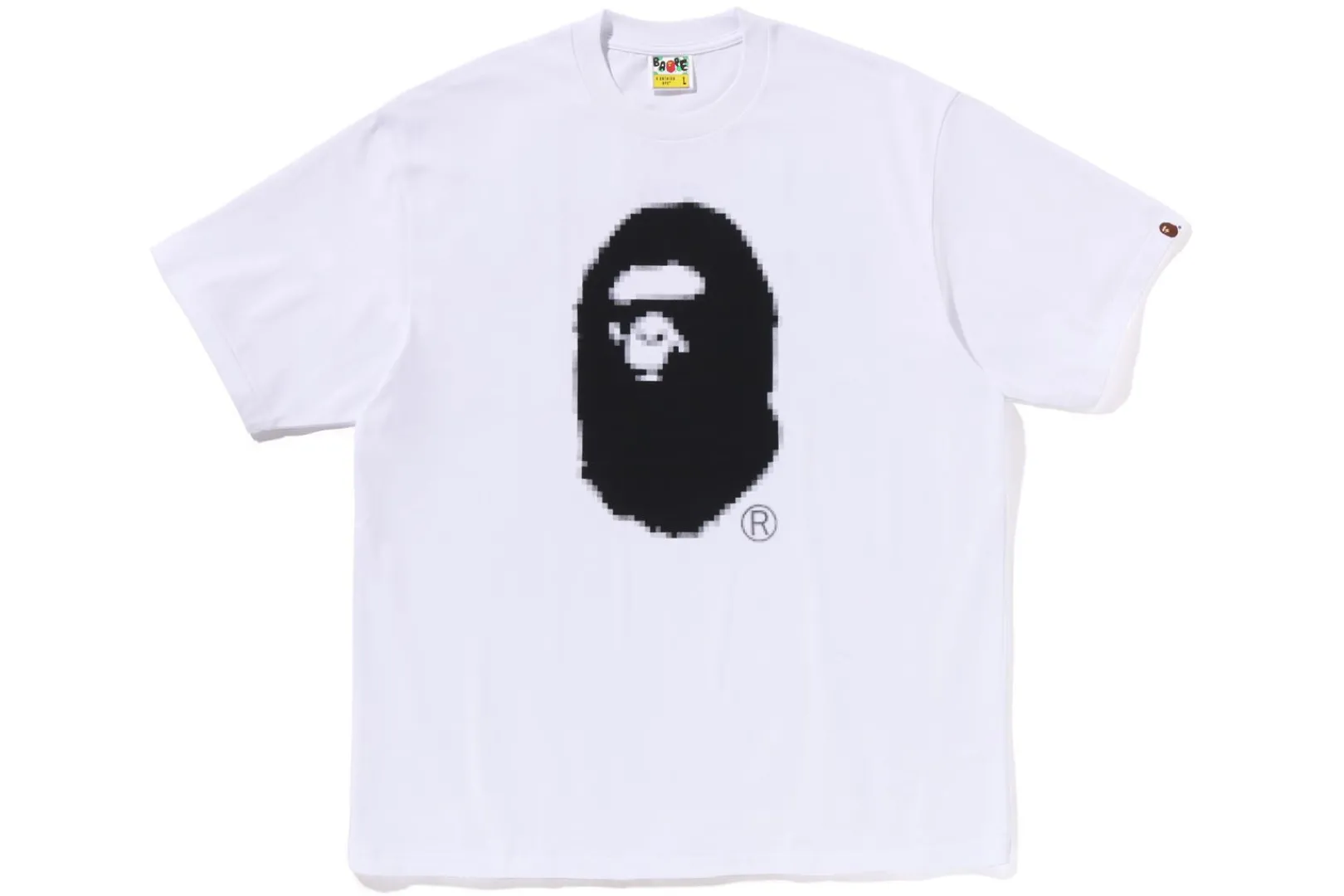 0ZX PIXEL APE HEAD RELAXED FIT TEE MENS Outlet