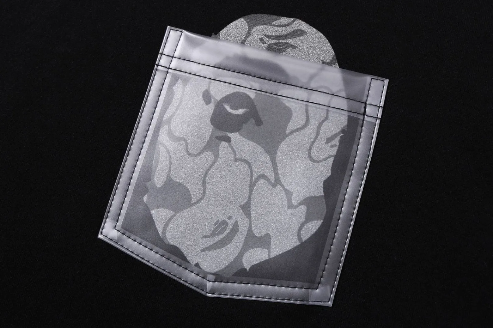 0ZX REFLEKTIERENDES, EINFACHE CAMO-AUFKLEBER MIT ENTSPANNUNG UND TASCHE – LANGARM-T-SHIRT Outlet