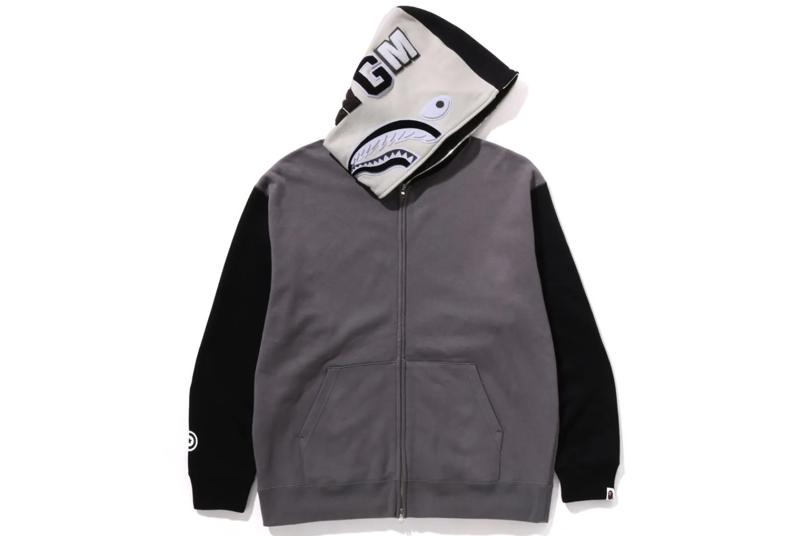 0ZX SHARK FULL ZIP HOODIE #1 MENS Flash Sale