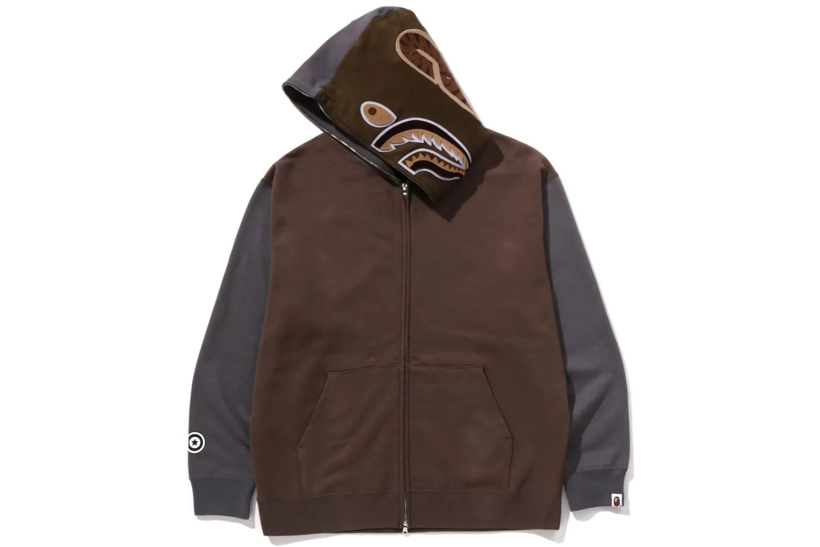shark_full_zip_hoodie__mens_9.webp 0ZX SHARK FULL ZIP HOODIE #2 MENS New