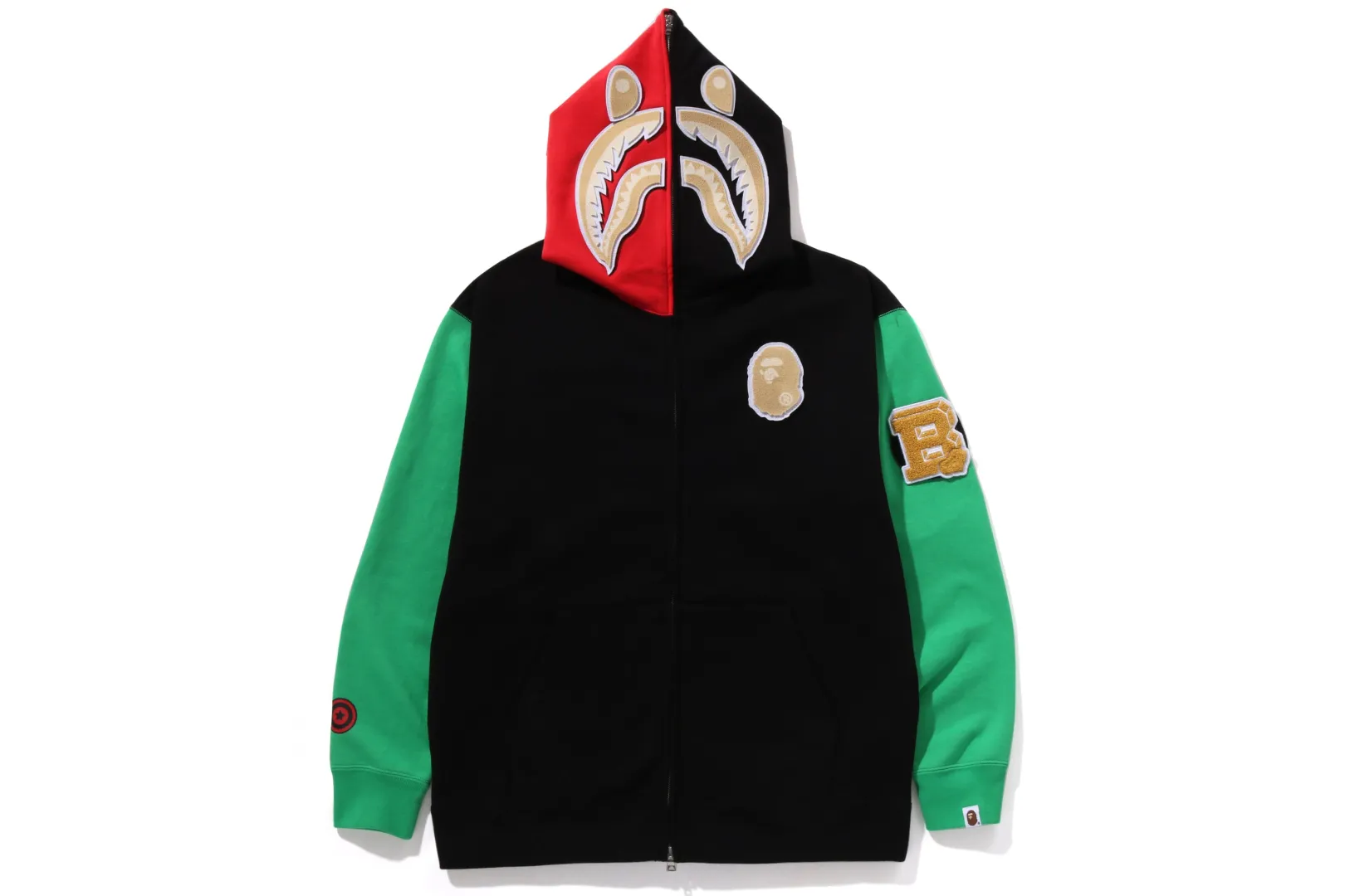 0ZX SHARK FULL ZIP HOODIE UNITED ARAB EMIRATES MENS BLACK Best