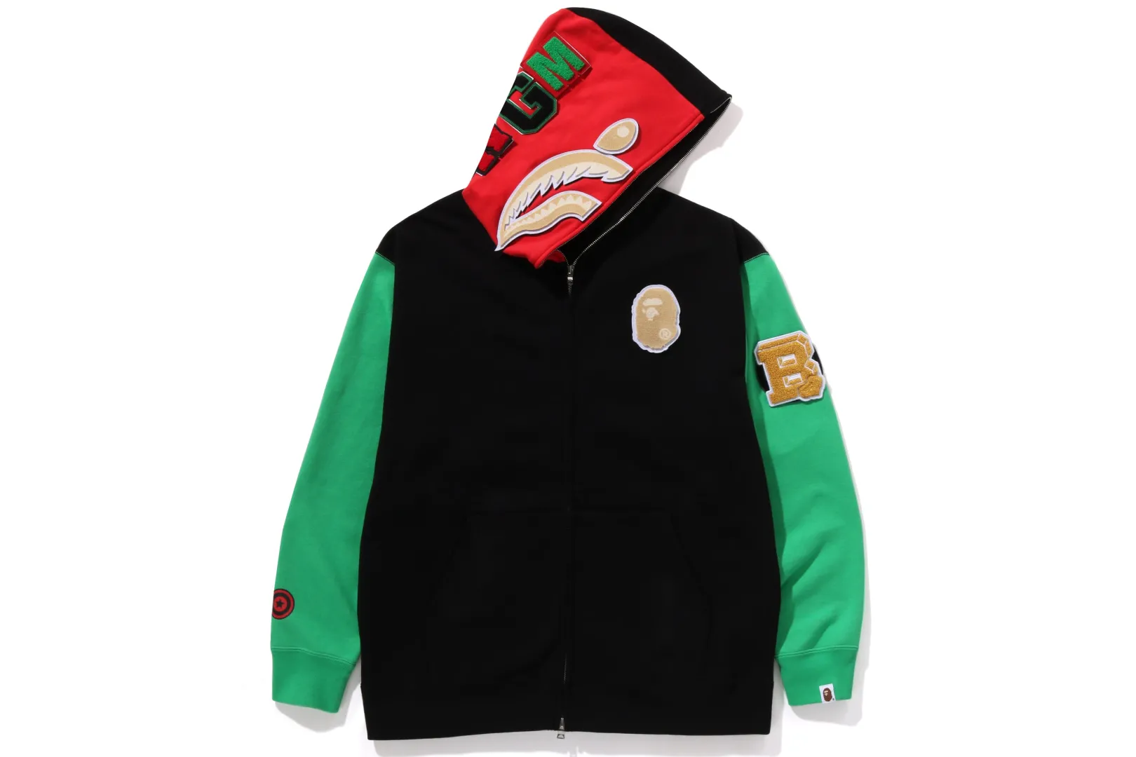 0ZX SHARK FULL ZIP HOODIE UNITED ARAB EMIRATES MENS BLACK Best