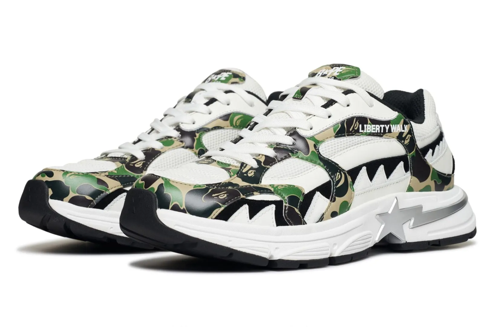 0ZX SHARK STA - BAPE X LBWK LADIES GREEN Fashion