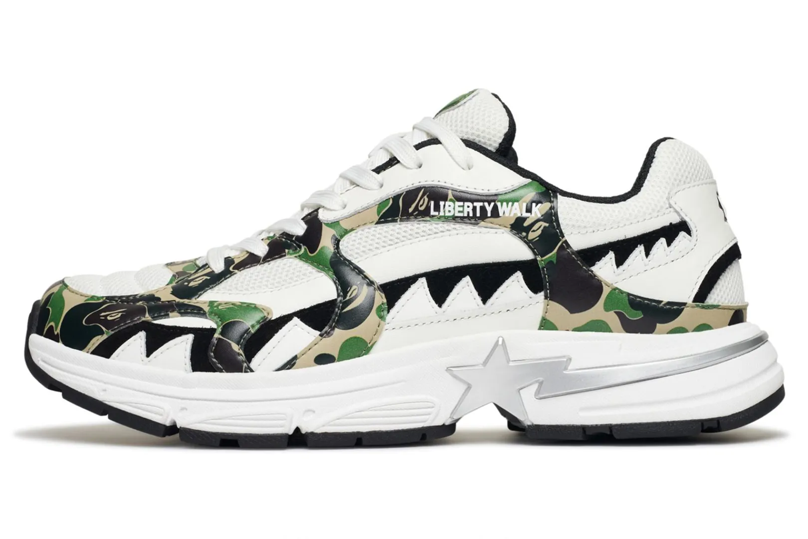0ZX SHARK STA - BAPE X LBWK LADIES GREEN Fashion